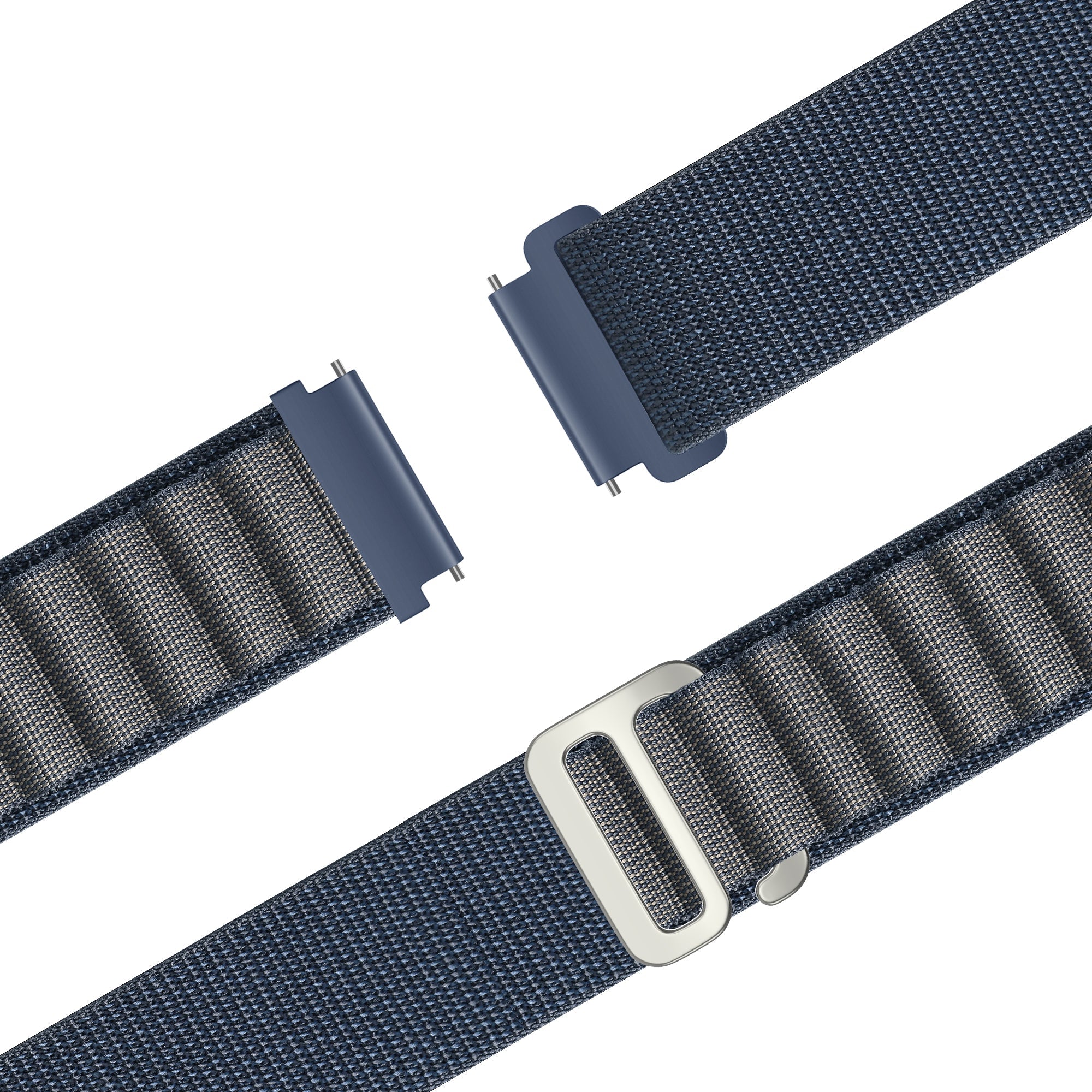 Bandz Samsung Galaxy Watch 4 - 44mm Alpine Nylon Strap (Greyblue)