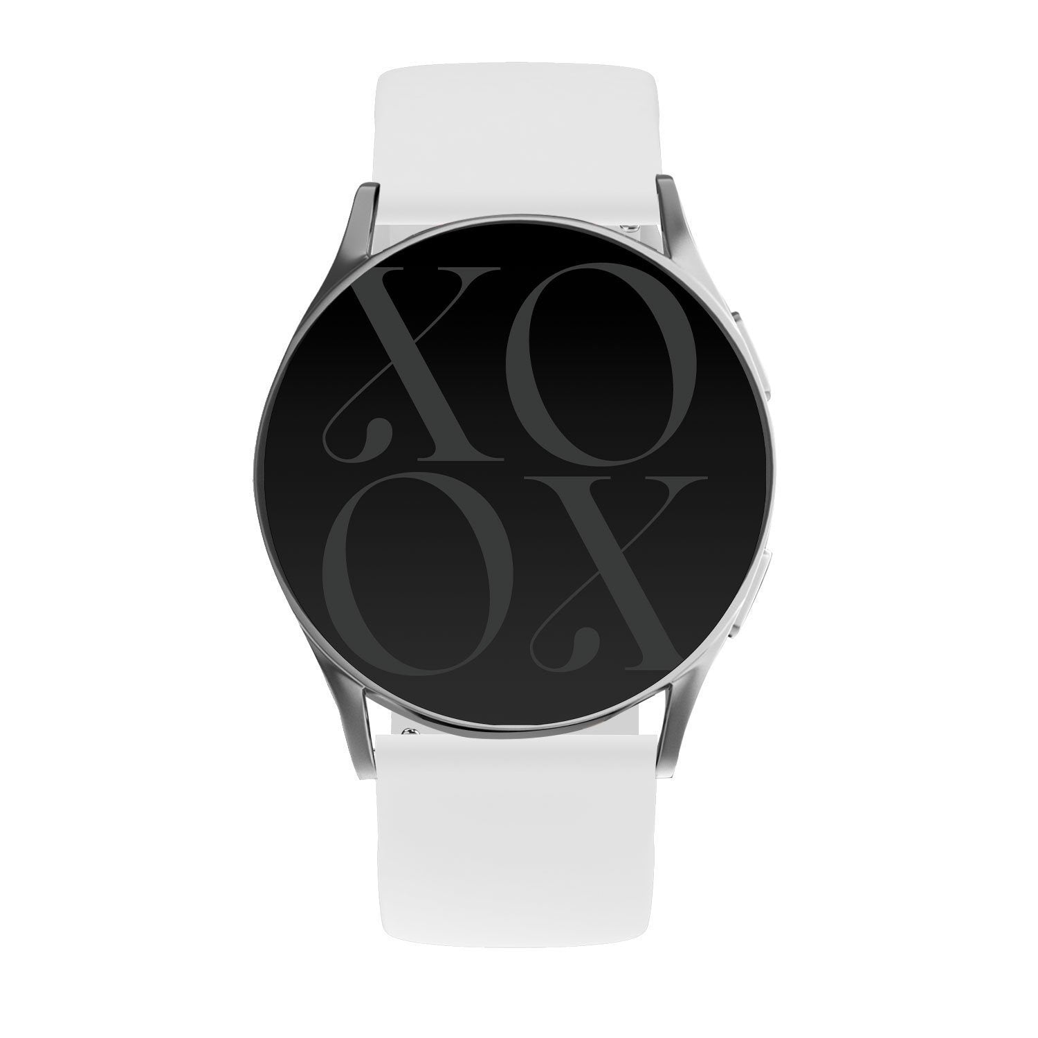 xoxo Samsung Galaxy Watch 4 Classic 42mm Silicone Strap (White)