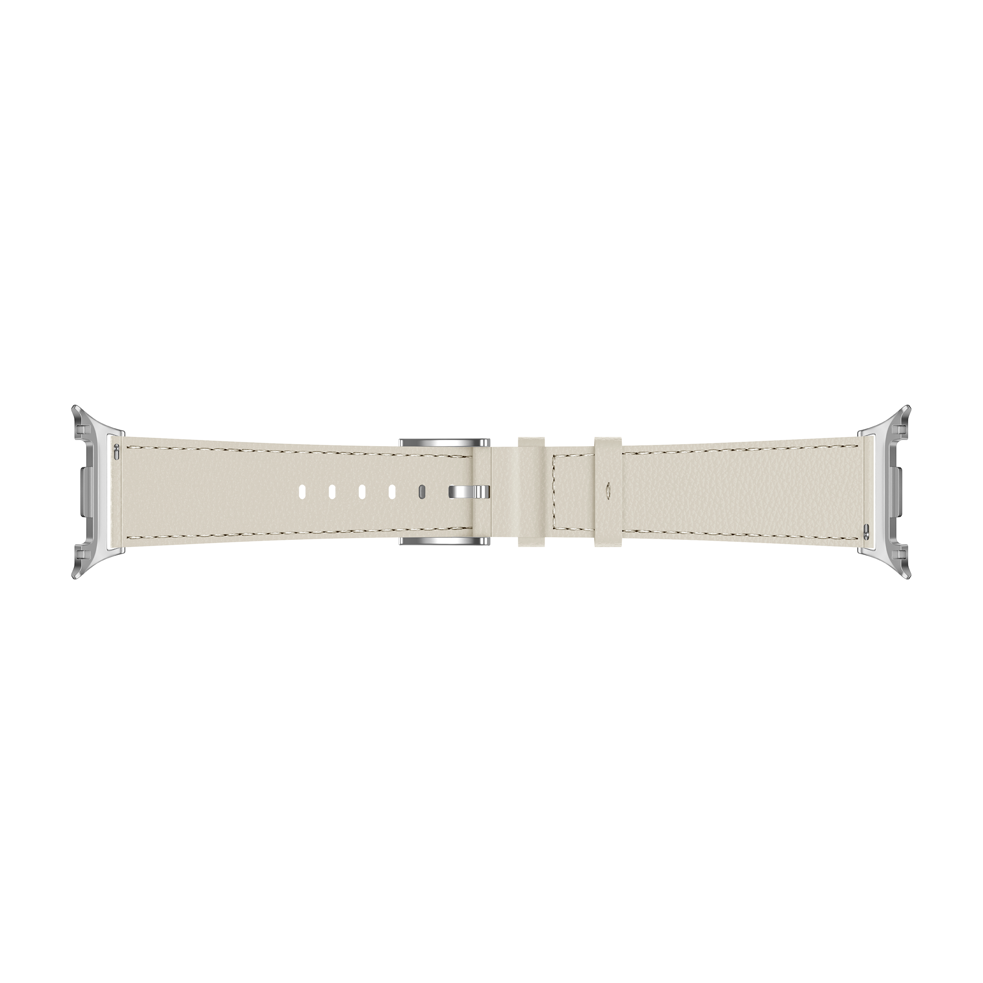 Samsung Galaxy Watch 8 - 40mm Leather Grain Strap (Beige)