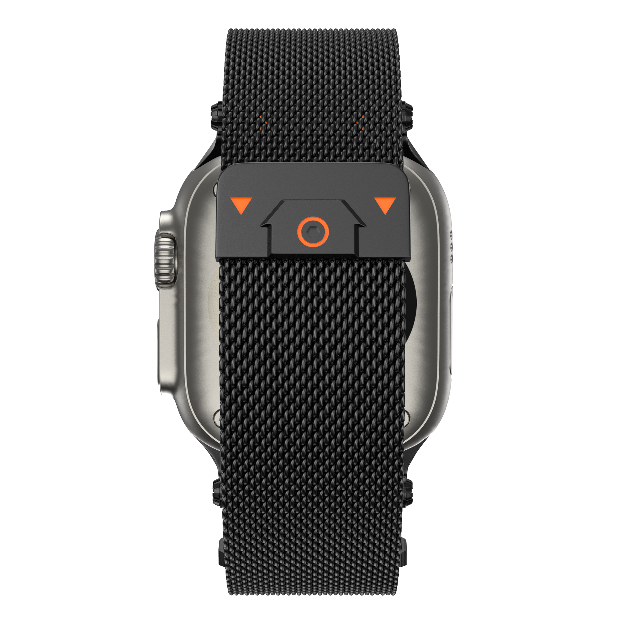 Bandz Apple Watch Rugged Milanese Loop Strap (Black)