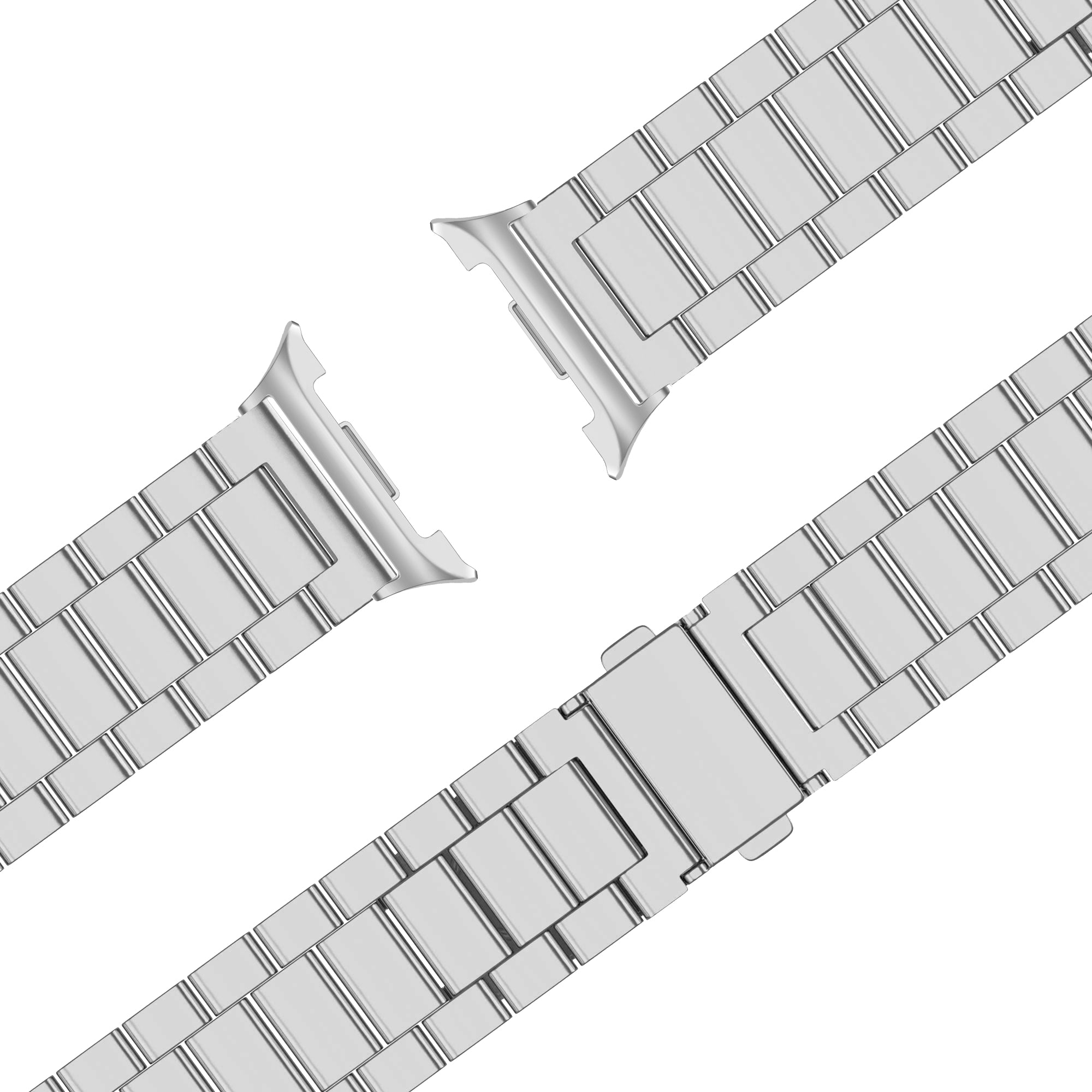 Bandz Samsung Galaxy Watch 8 - 44mm Steel Strap 'Classic' (Silver)