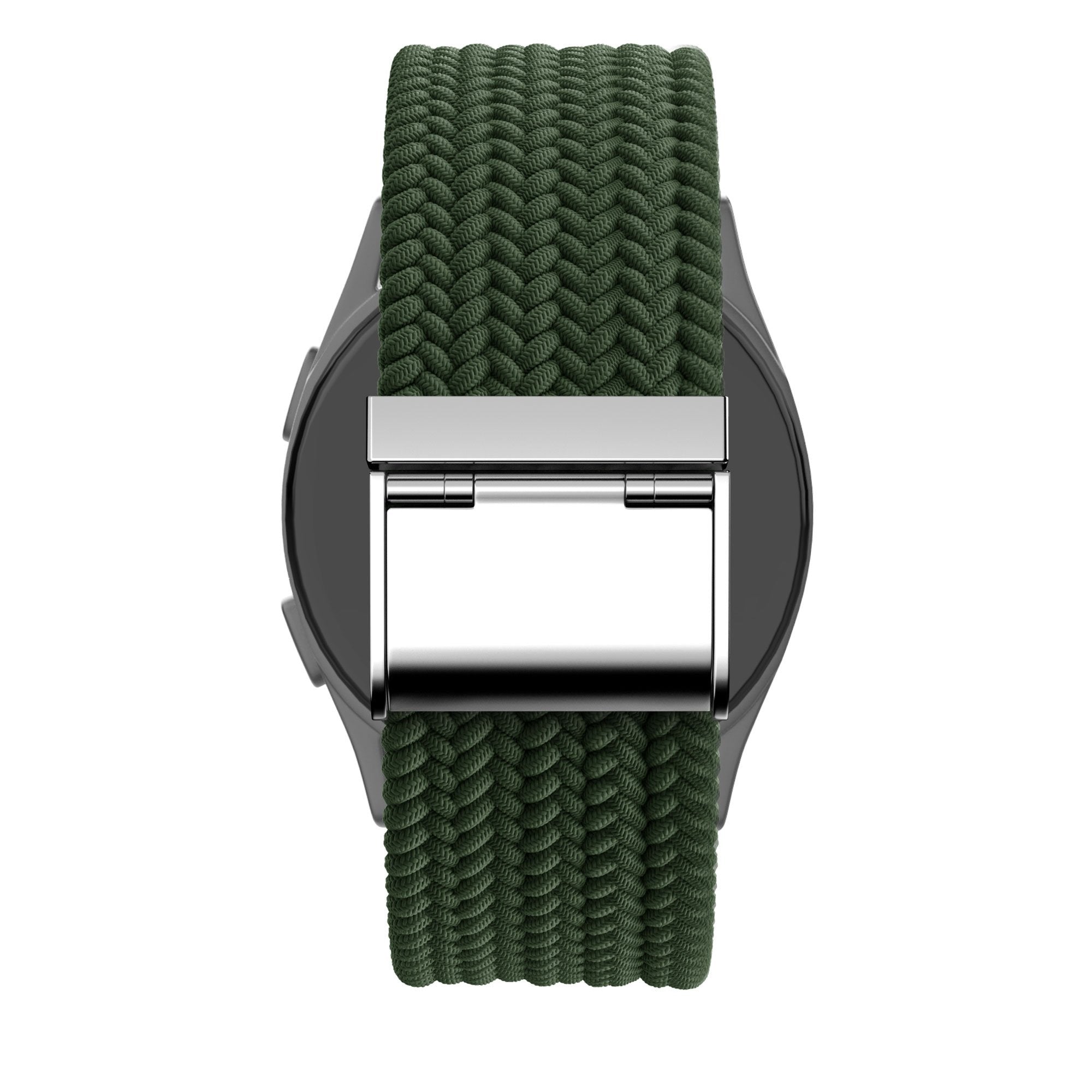 Bandz Garmin Vivoactive 6 Woven Nylon Strap (Olive Green)