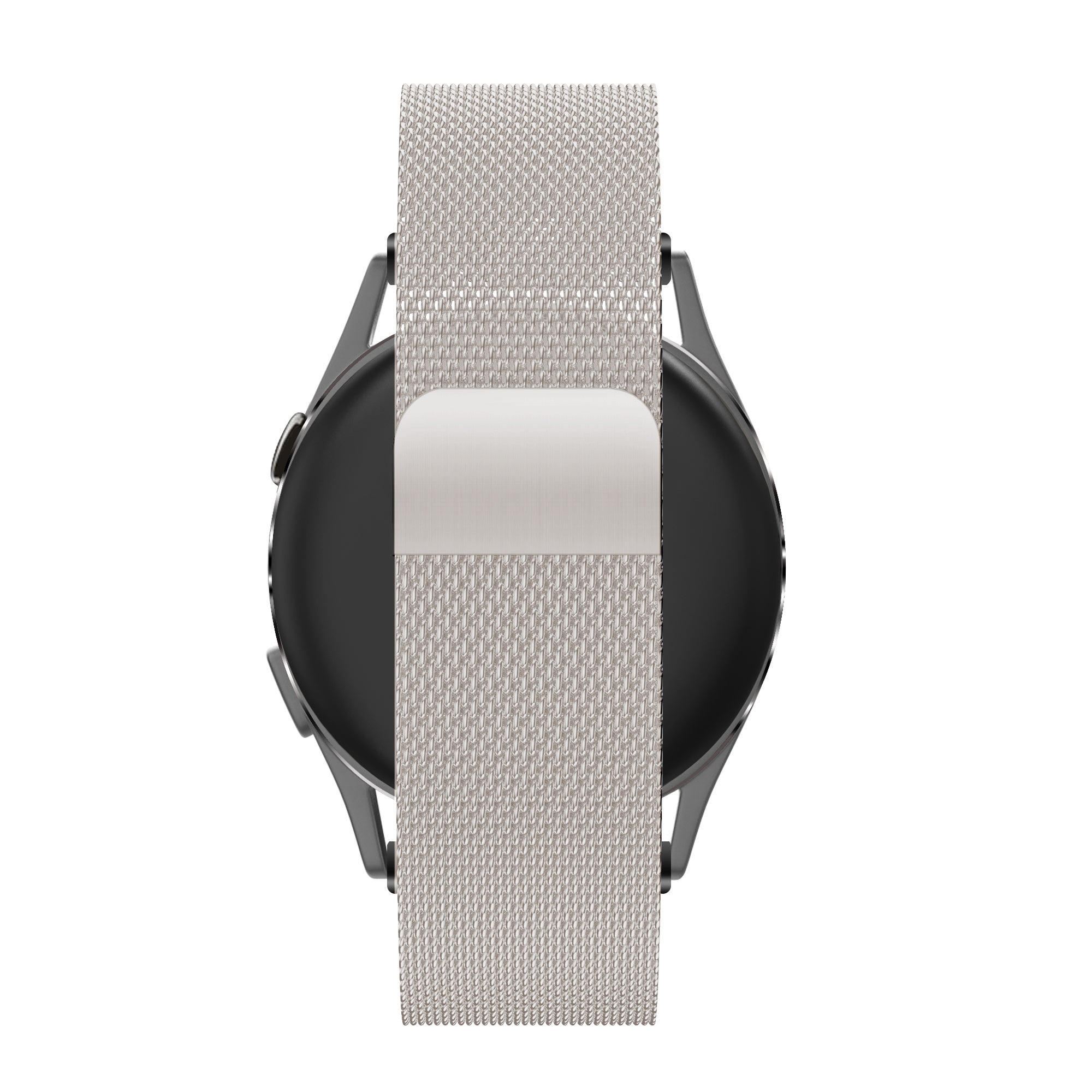 Bandz Garmin Forerunner 570 - 42mm Milanese Loop Strap (Starlight)