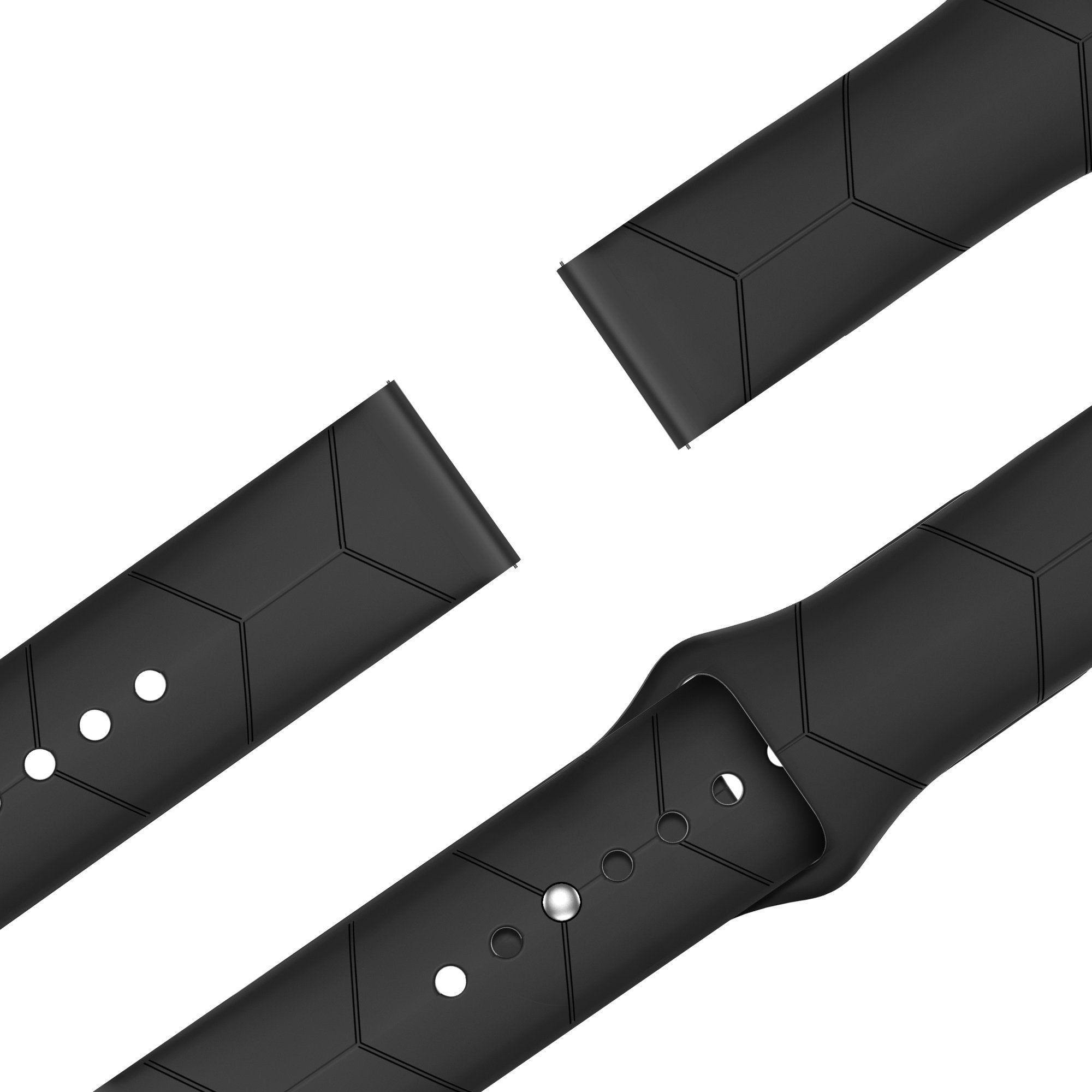 BALR. Suunto Race Hexagon Sport Strap (Black)