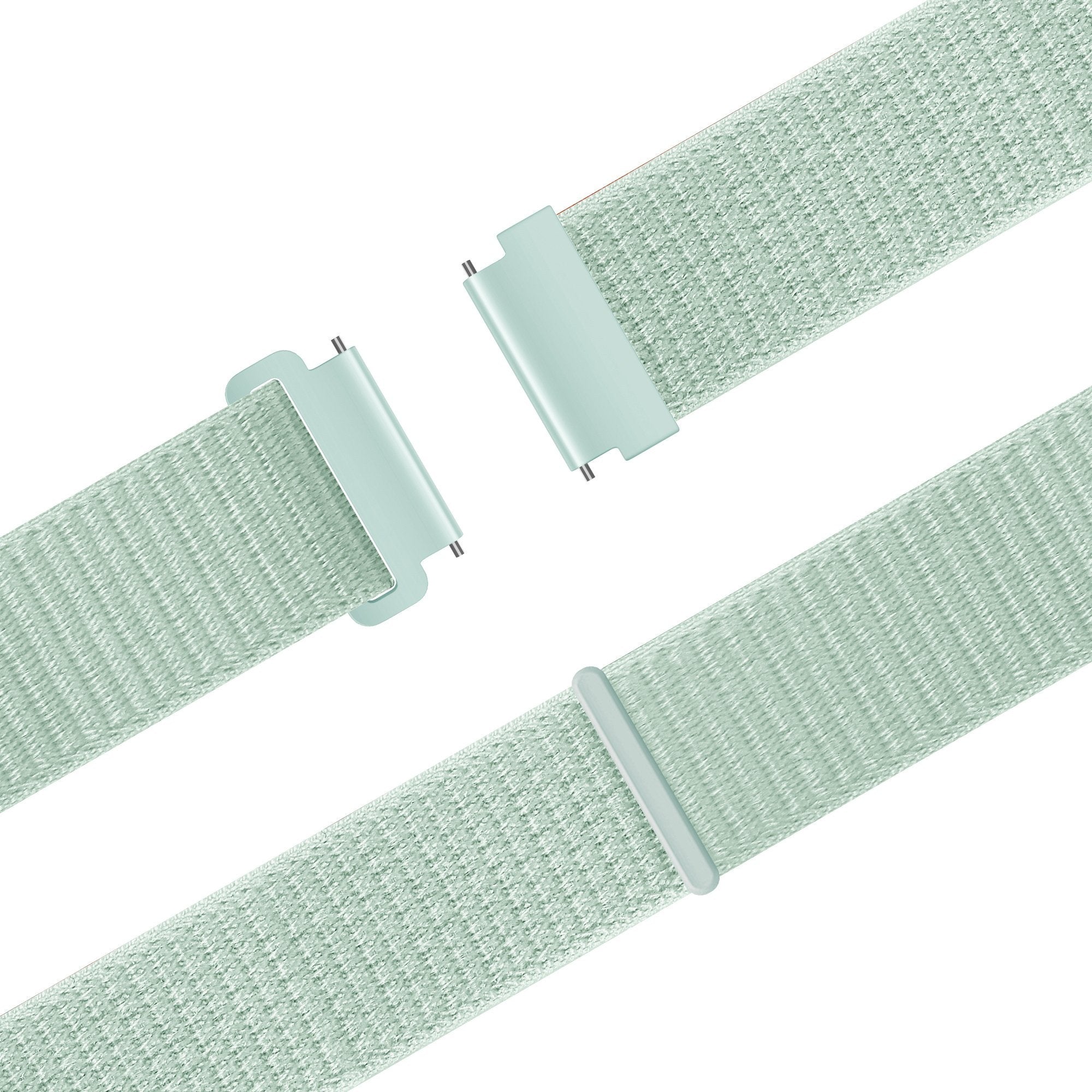 Bandz Samsung Galaxy Watch 4 - 40mm Nylon Strap 'Easy Fit' (Light Green)