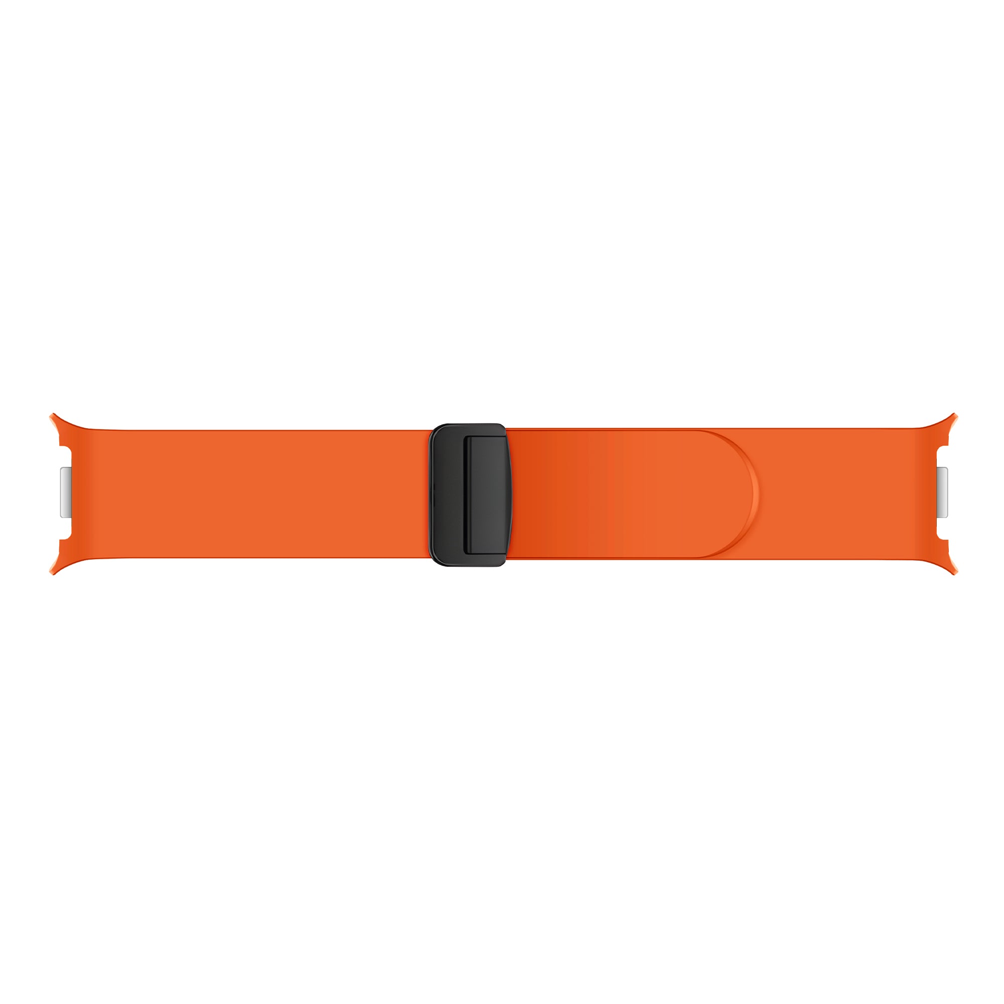 Samsung Galaxy Watch 8 - 44mm D-Buckle Silicone Strap (Orange)