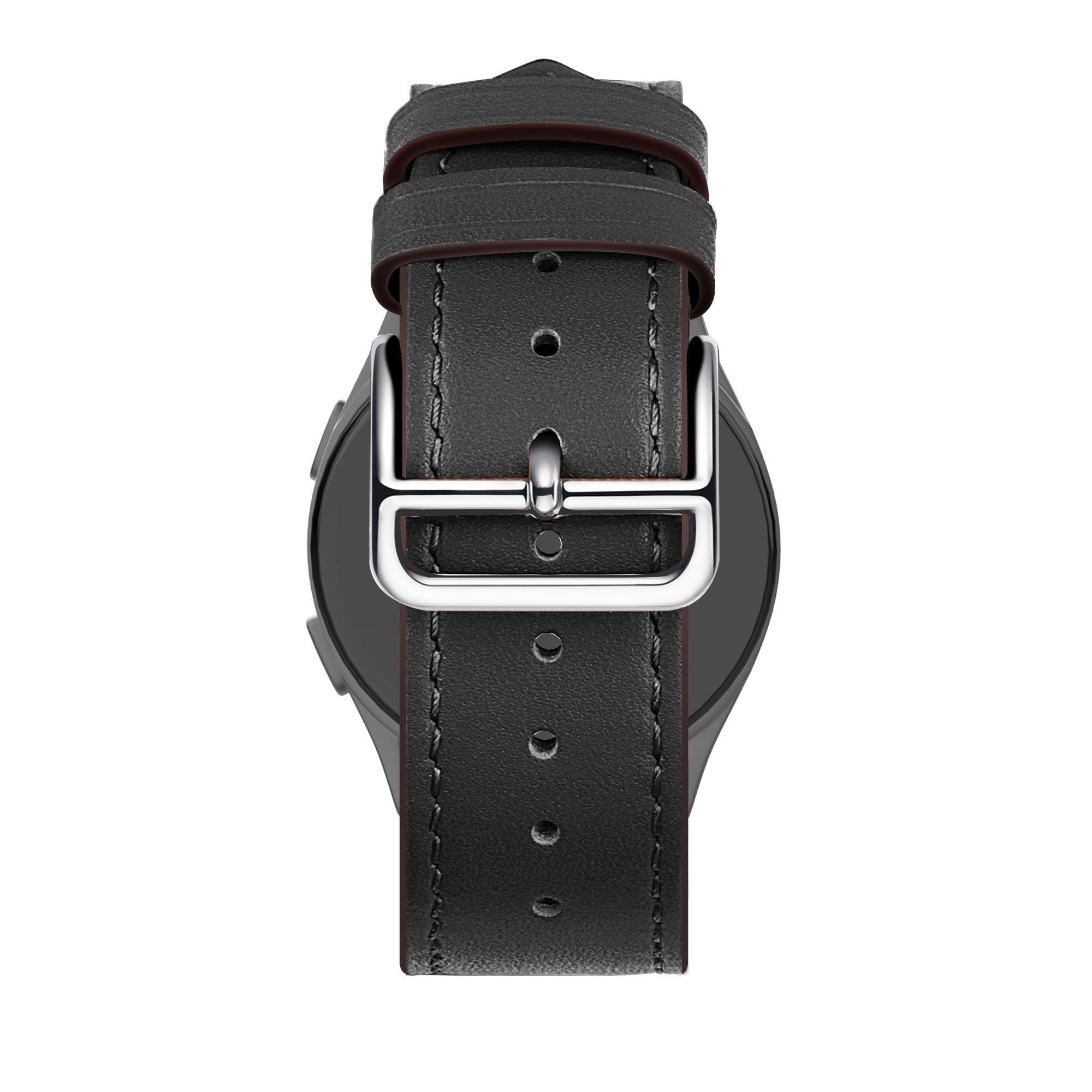 Bandz OnePlus Watch Lite Leather Strap 'Deluxe' (Black)