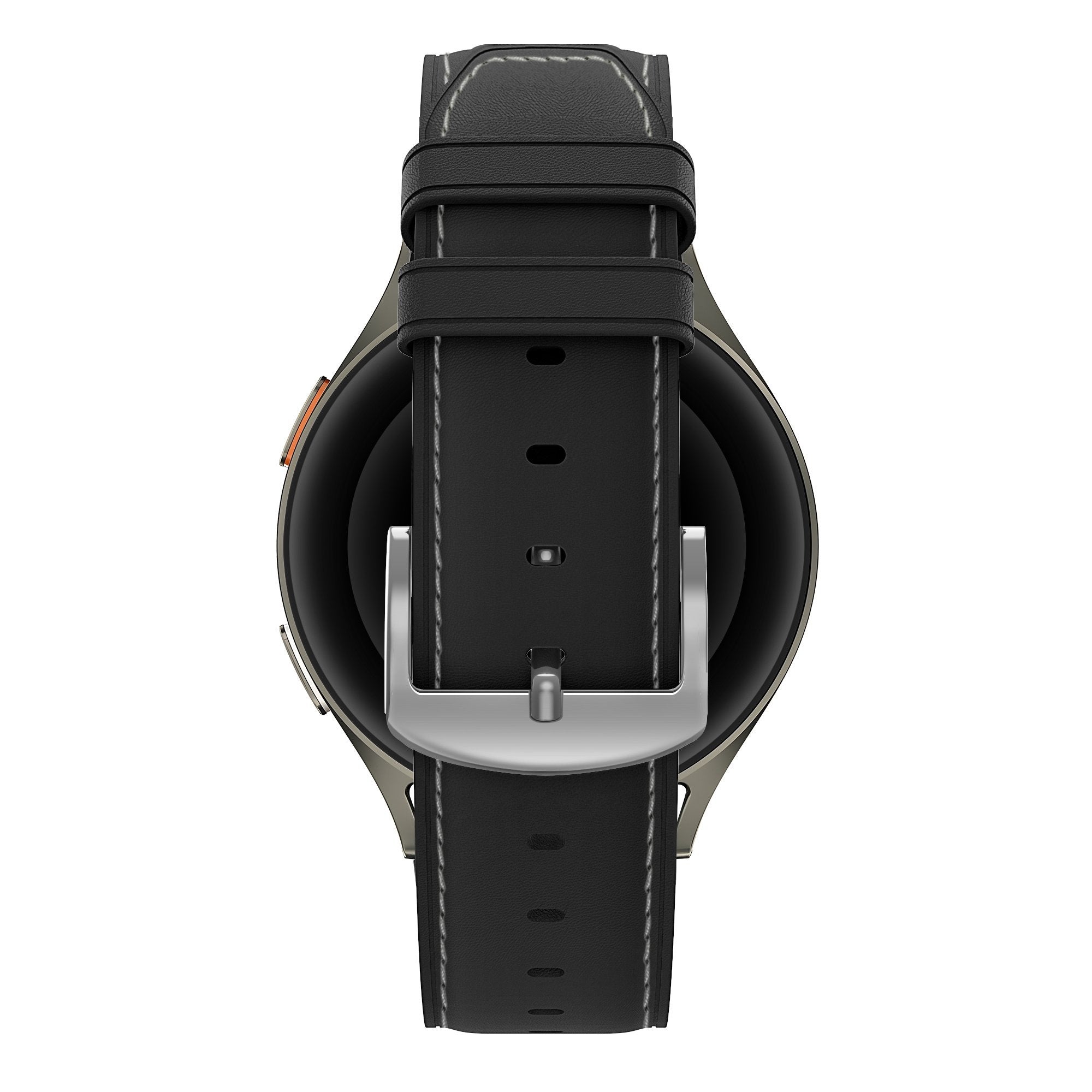 Bandz TicWatch 22mm Leather Strap 'Easy Fit' (Black)