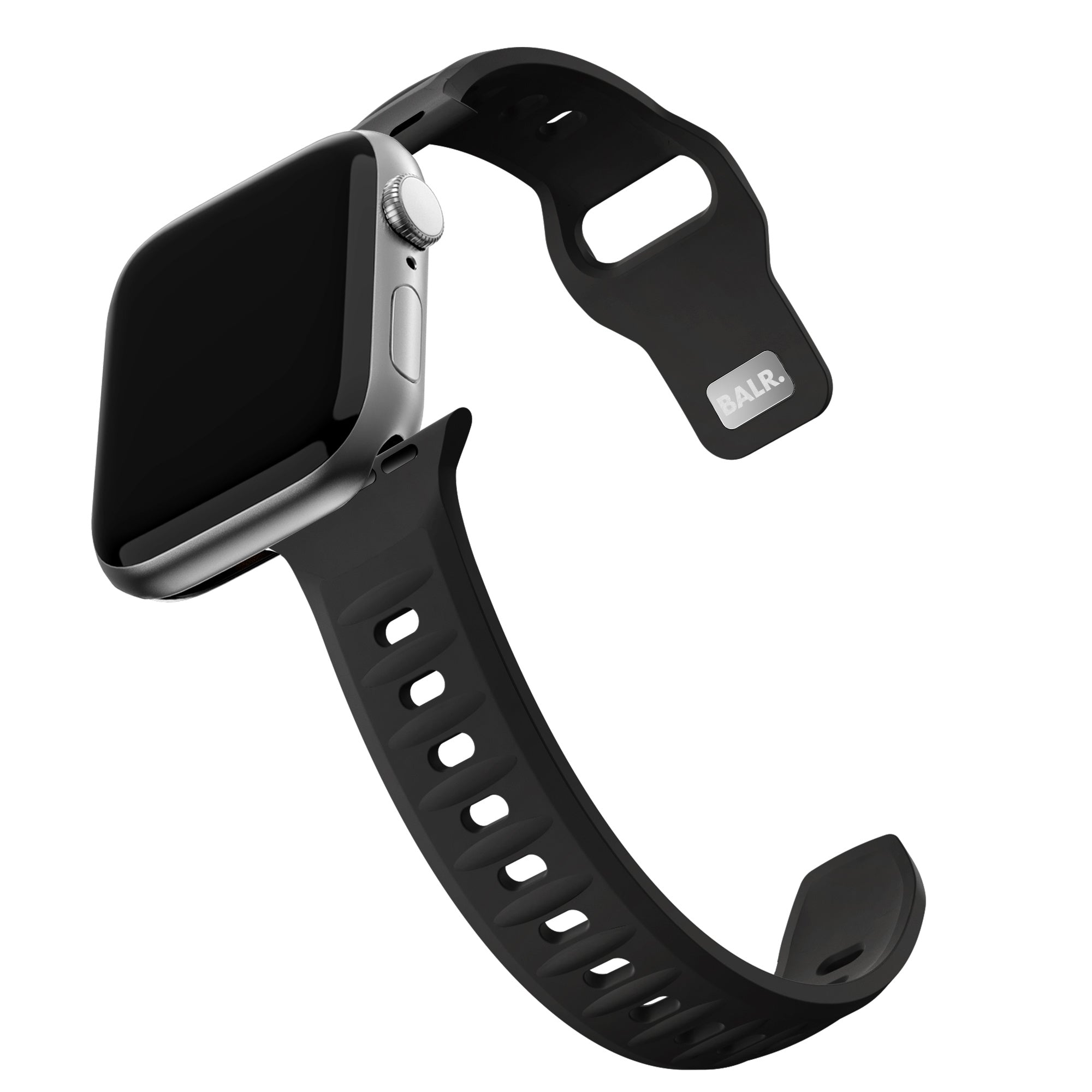 BALR. Apple Watch Outdoor Silicone Strap (Black)