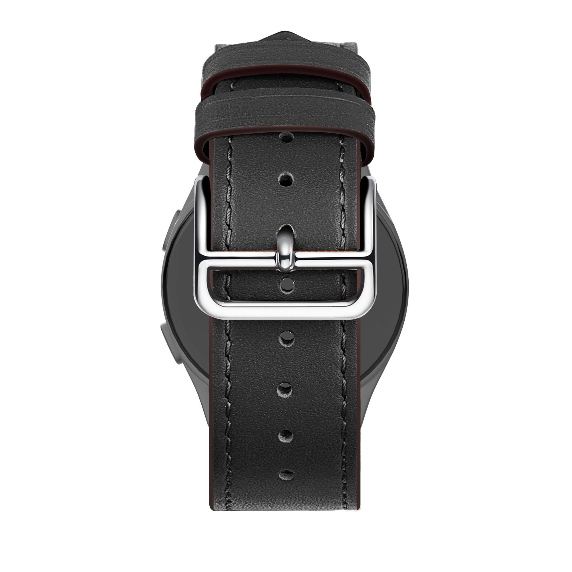 Bandz Huawei Watch GT 6 Pro - 46mm Leather Strap 'Deluxe' (Black)