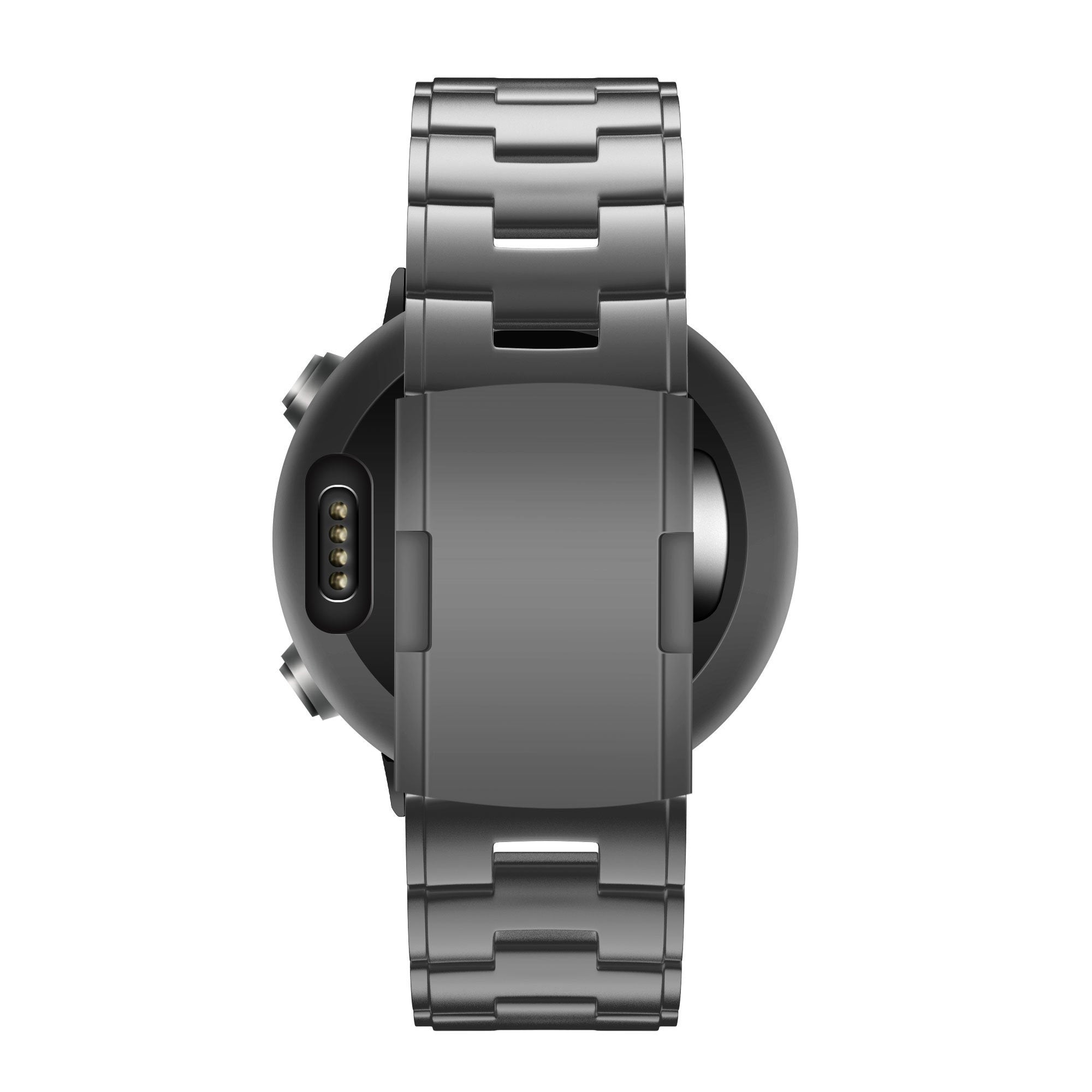 Bandz Garmin Quatix 8 - 47mm Titanium Link Strap (Grey)