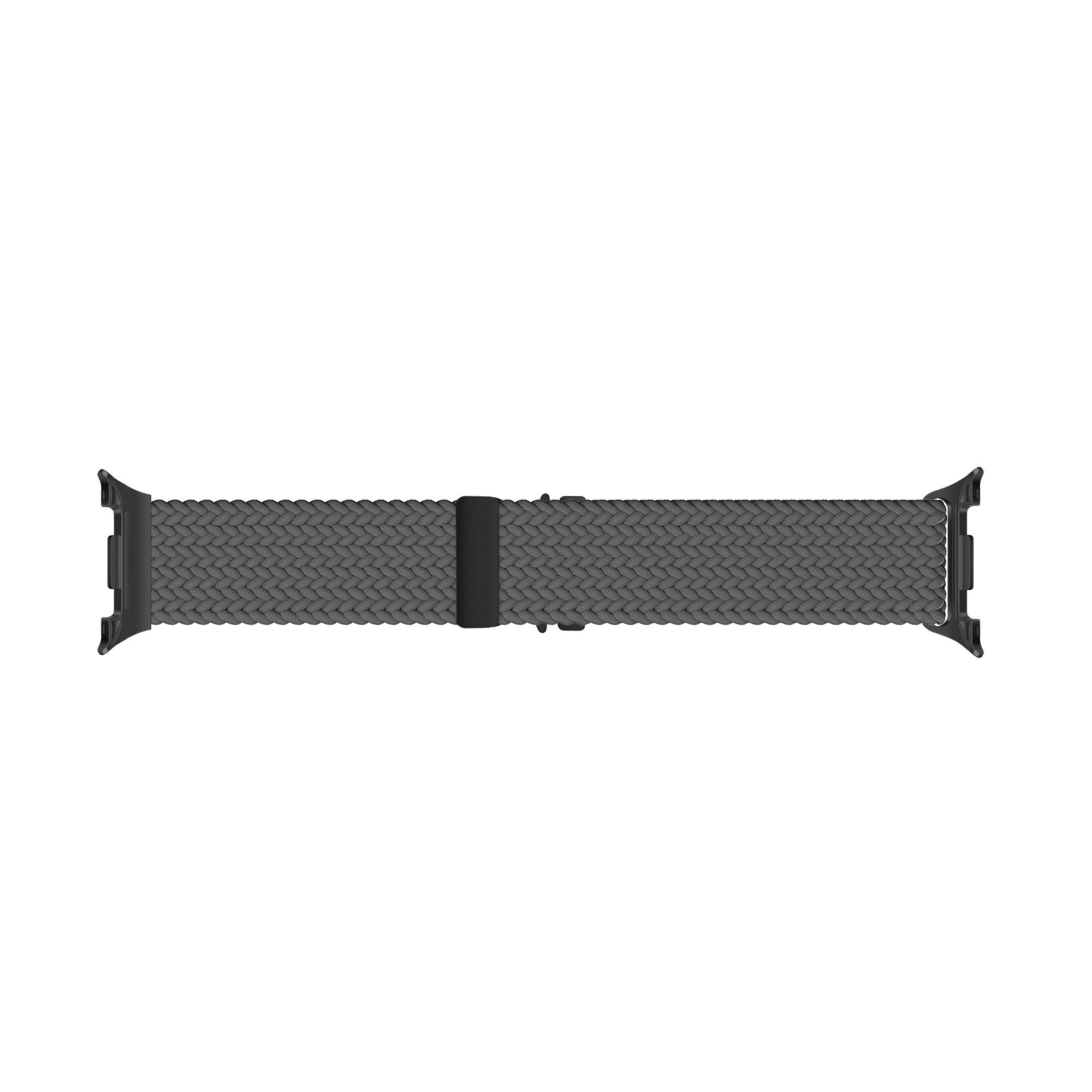 Samsung Galaxy Watch 8 - 40mm Braided Strap with P-Buckle (Dark Grey)