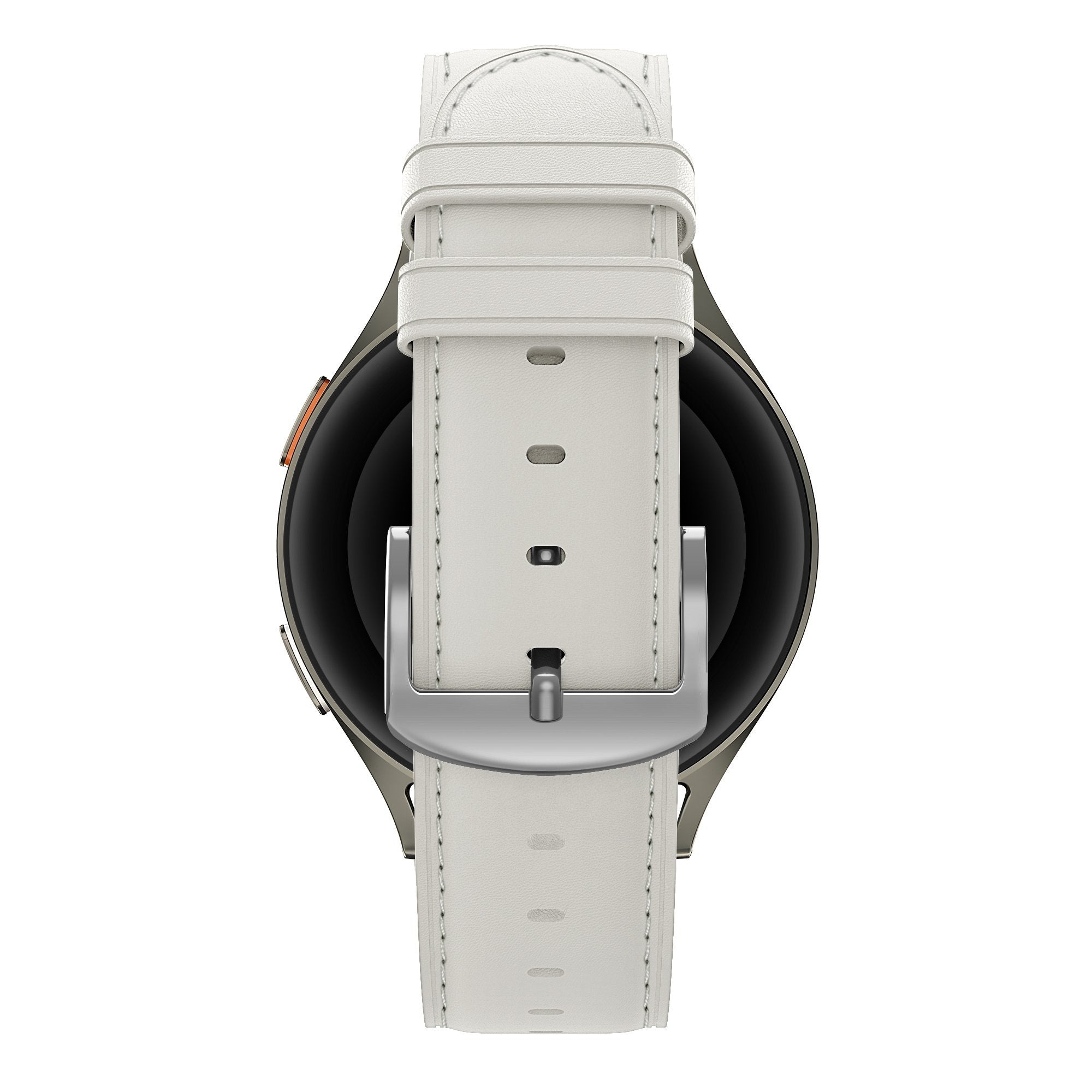 Bandz Huawei Watch GT 5 - 41mm Leather Strap 'Easy Fit' (White)