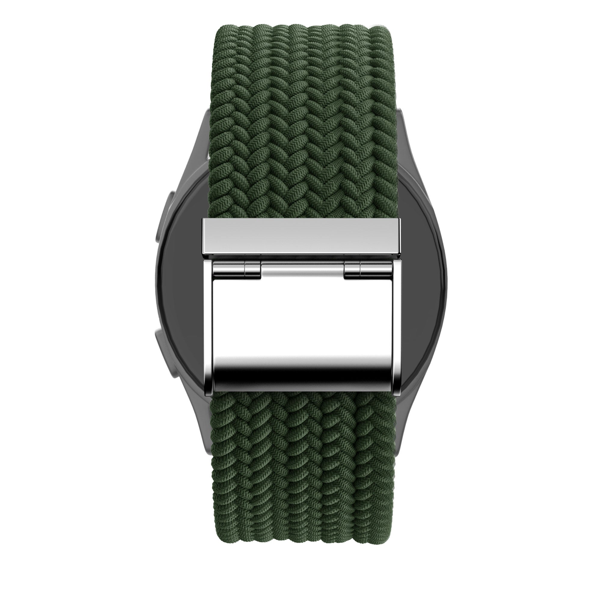 Bandz Garmin Vivoactive 4 Woven Nylon Strap (Olive Green)