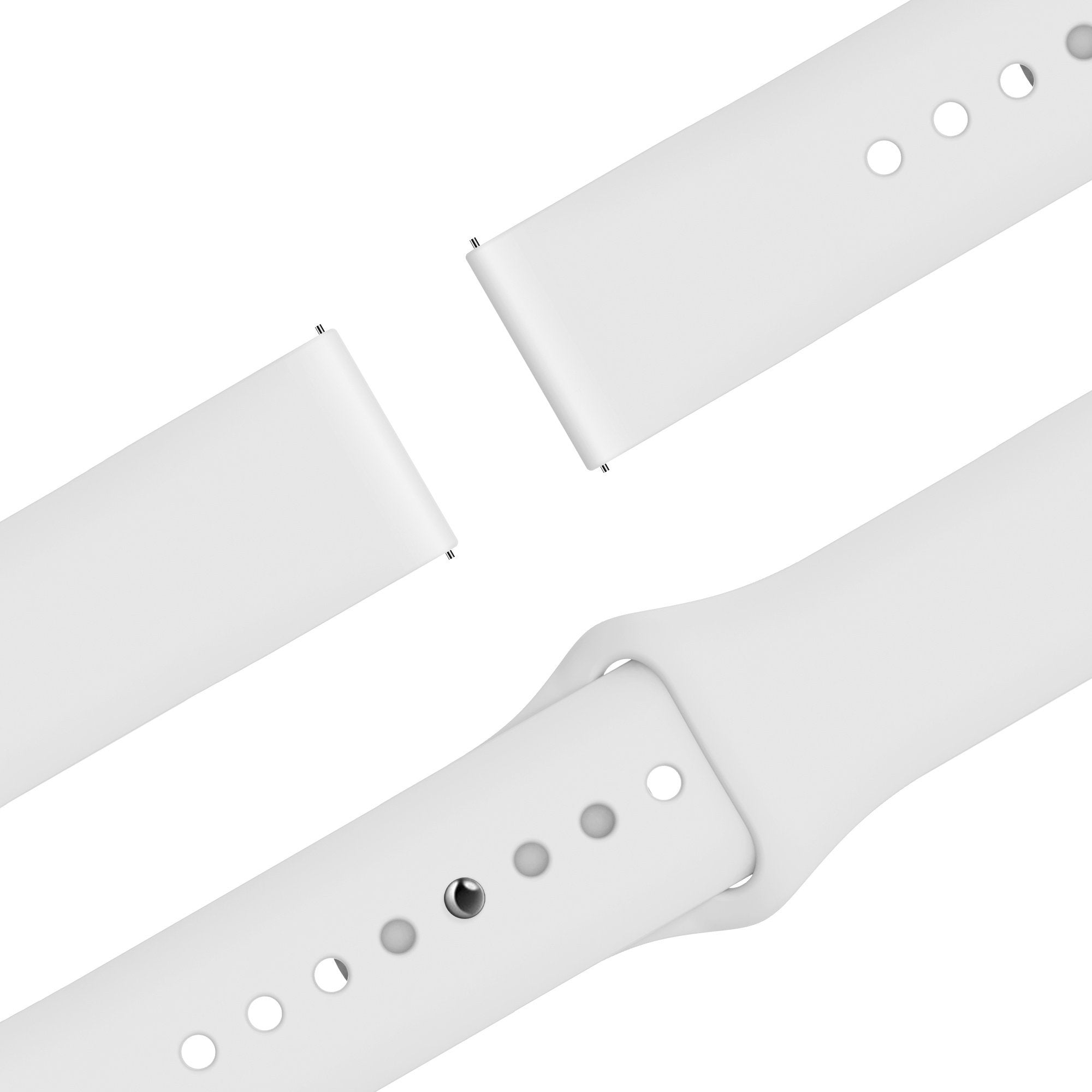 Bandz Withings Steel HR Sport Sport Strap 'Easy Fit' (White)