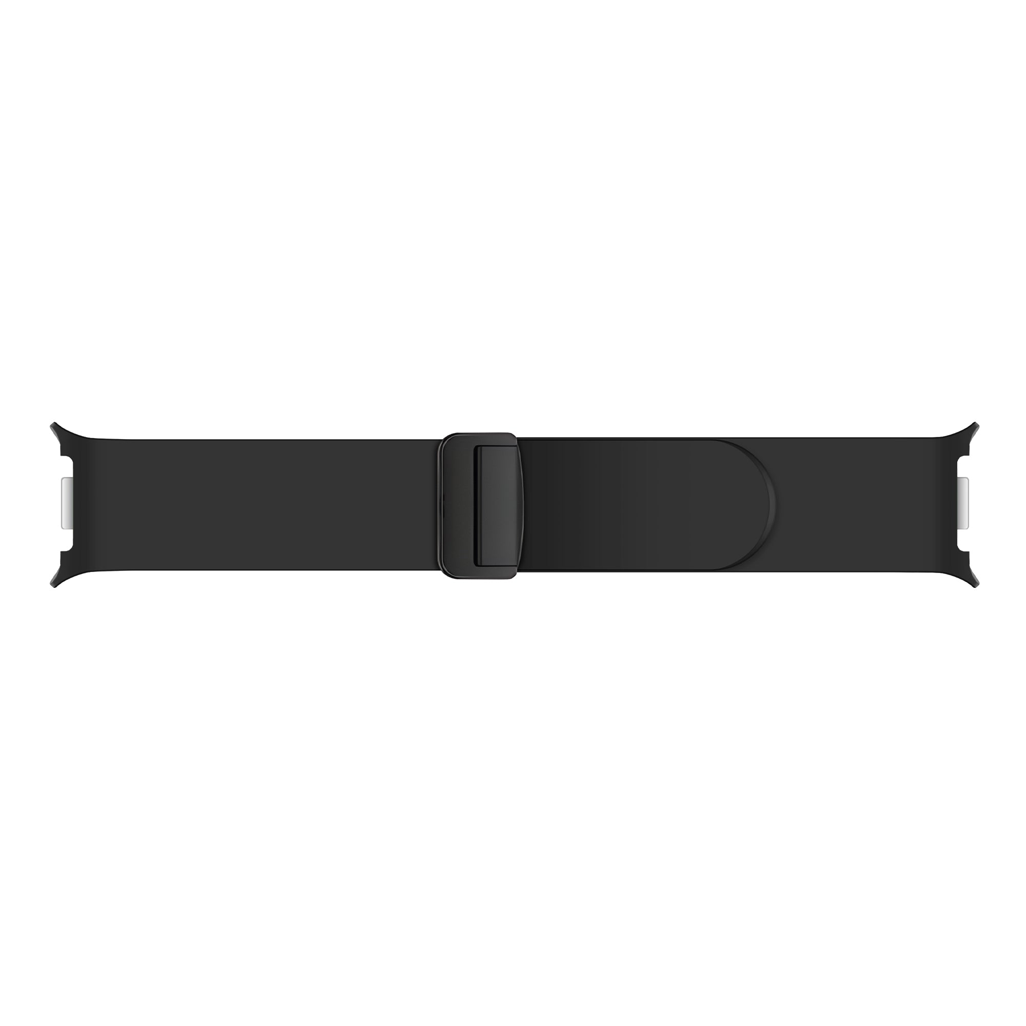 Samsung Galaxy Watch 8 - 44mm D-Buckle Silicone Strap (Black)