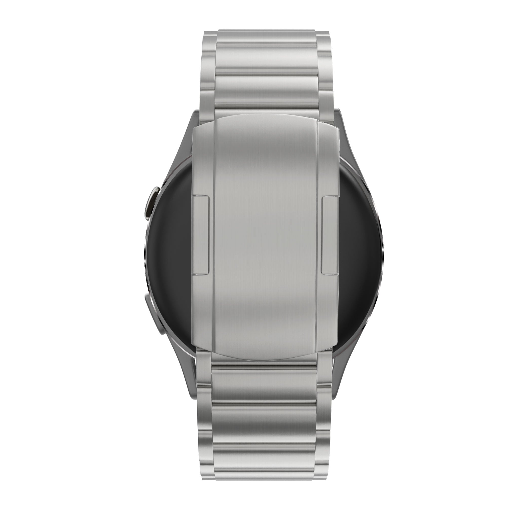 Bandz Garmin Vivomove Luxe Titanium Link Strap (Silver)