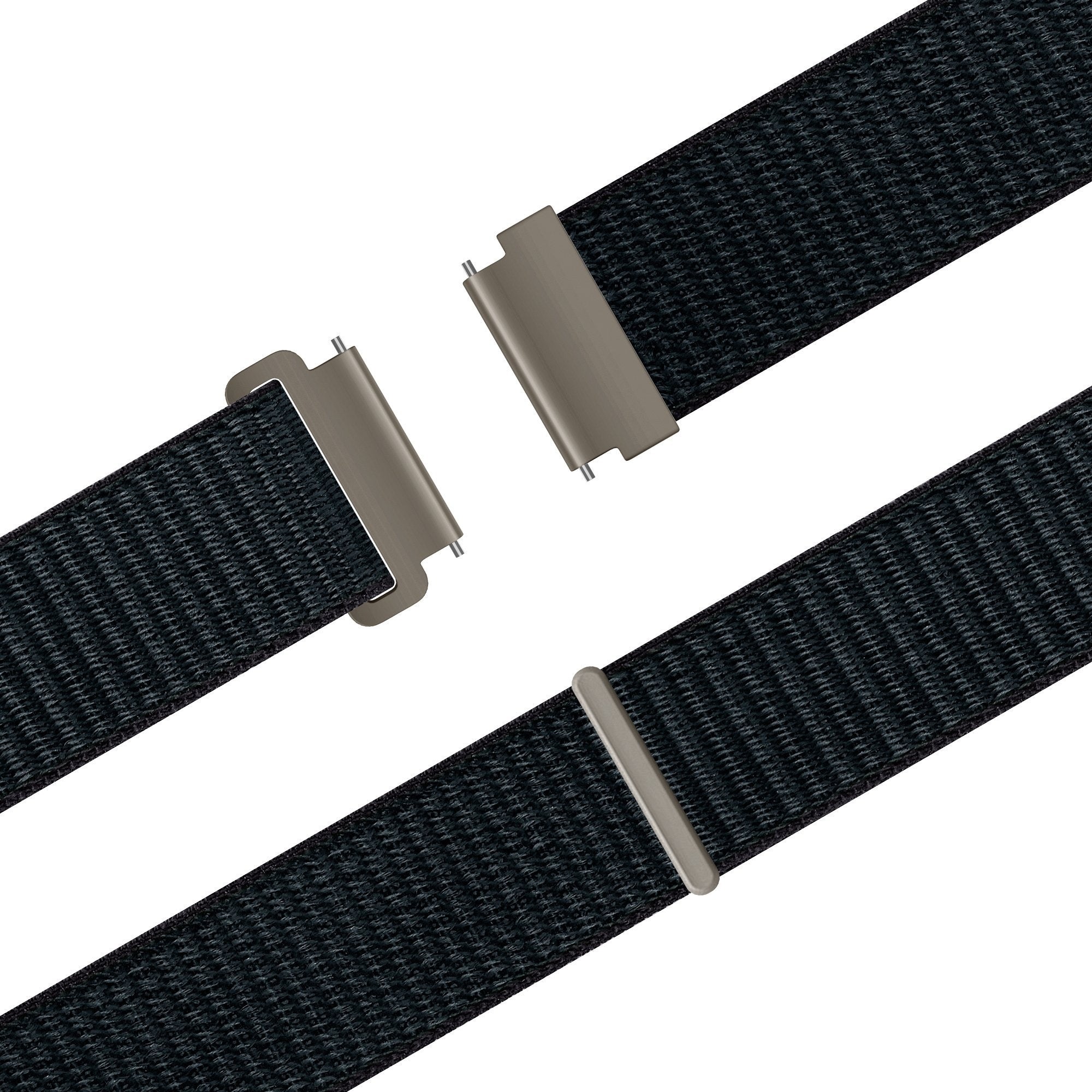 Bandz Amazfit Balance 2 Nylon Strap 'Easy fit' (Greyblue)