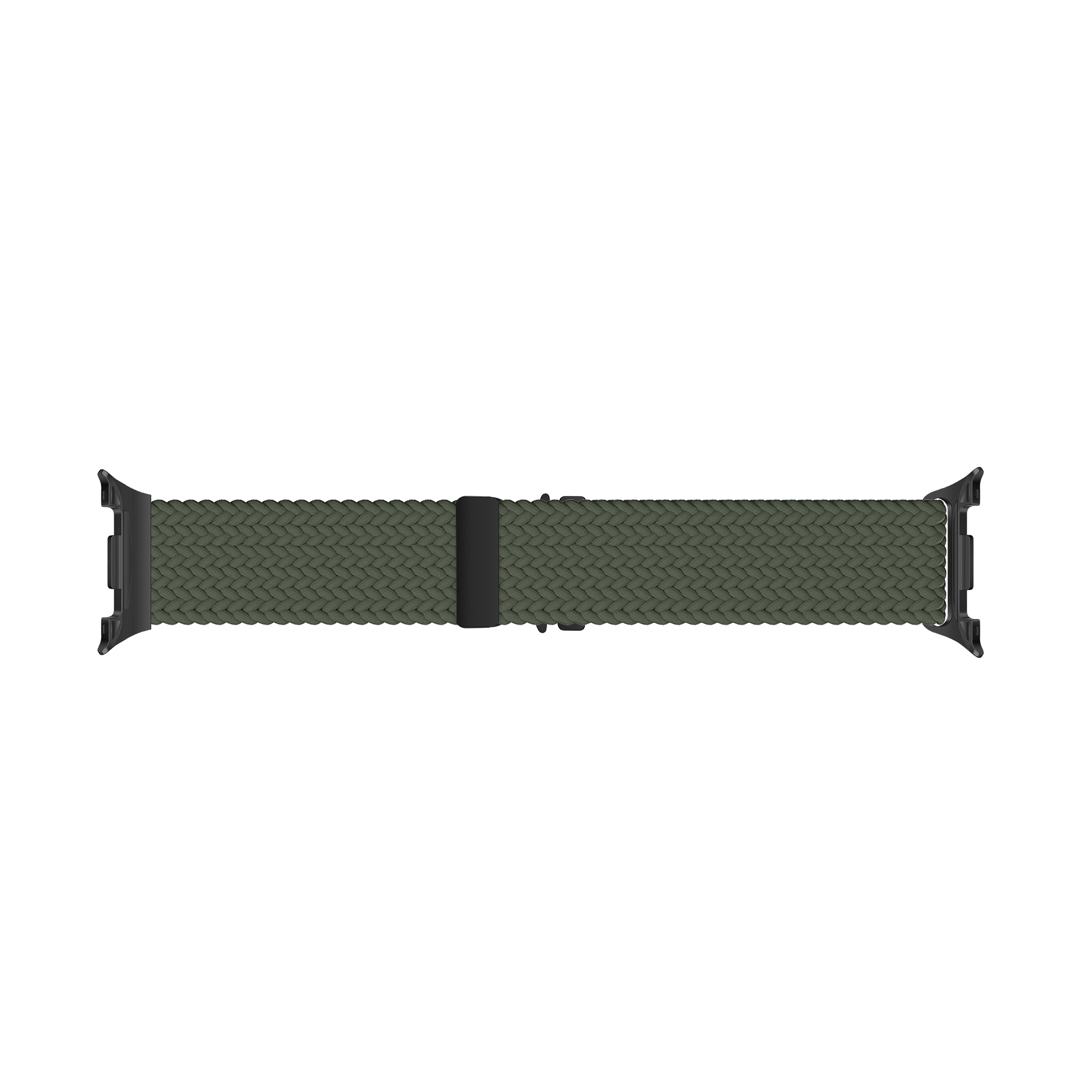 Samsung Galaxy Watch 8 - 40mm Braided Strap with P-Buckle (Green)
