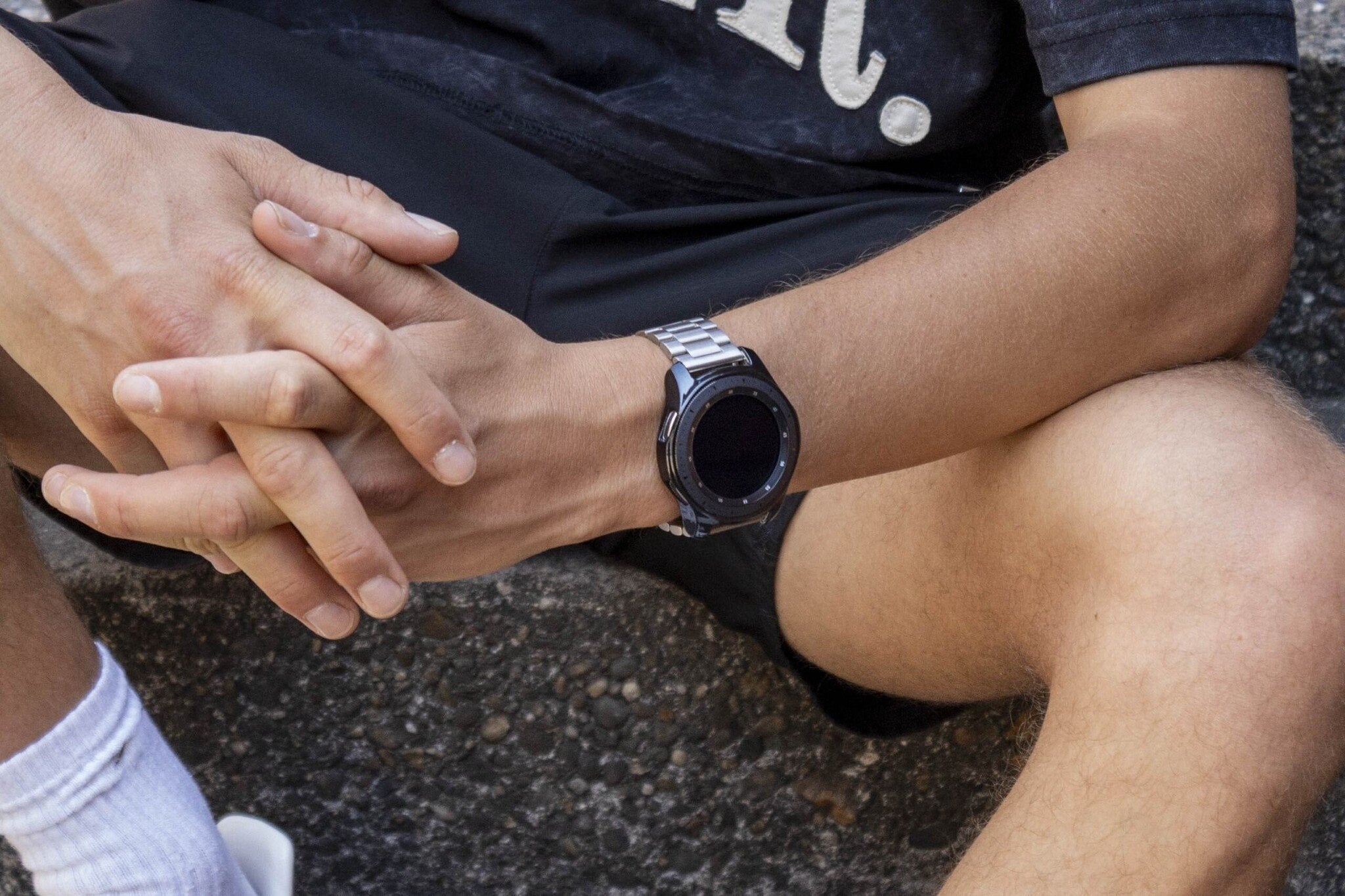 BALR Polar Grit X Steel Link Strap (Silver)