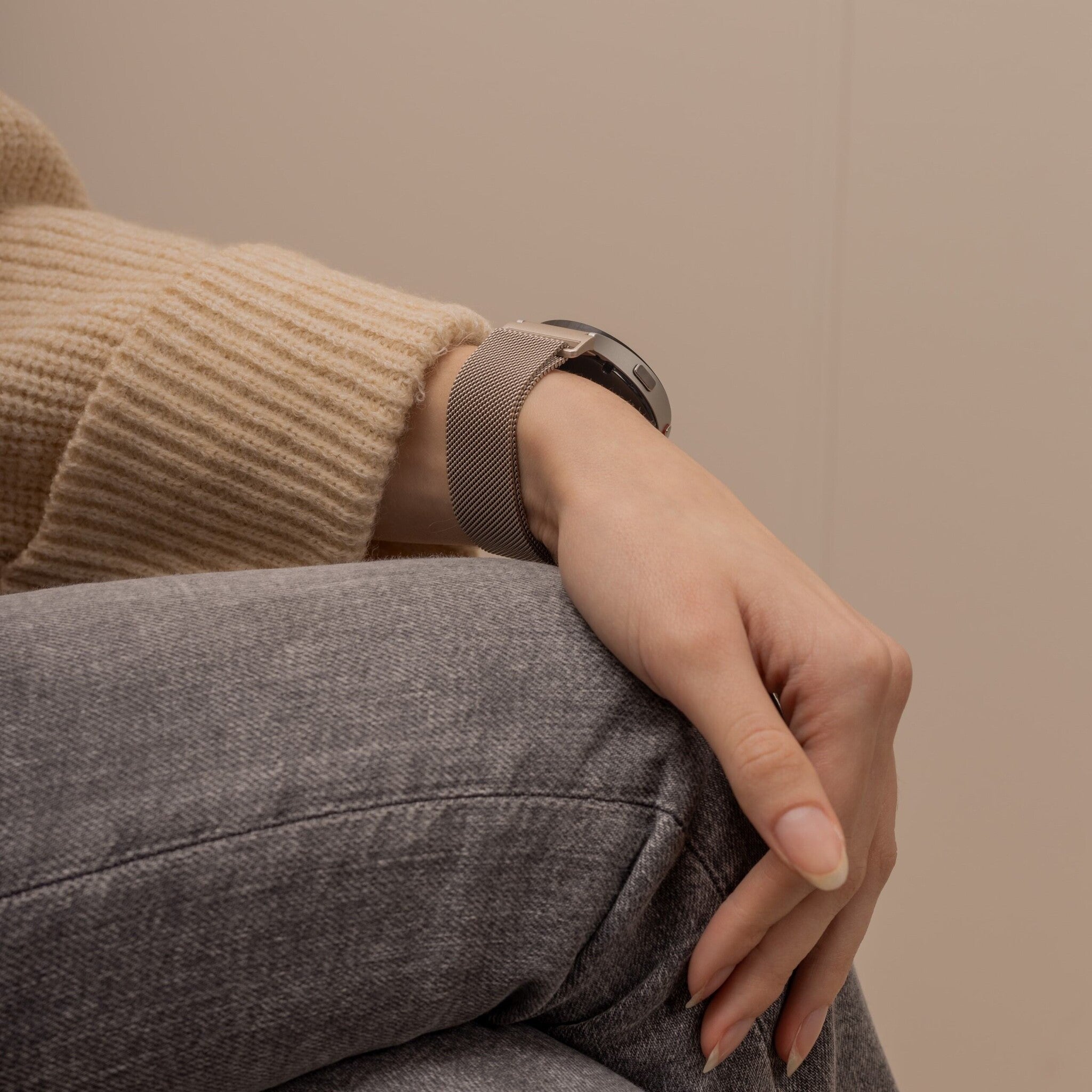 Withings Steel HR - 36mm Milanese Strap (Champagne Gold)