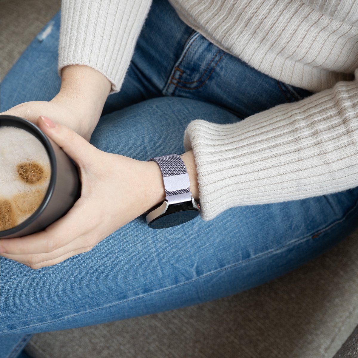 Samsung Galaxy Watch 6 Classic 47mm Milanese Strap (Lilac)