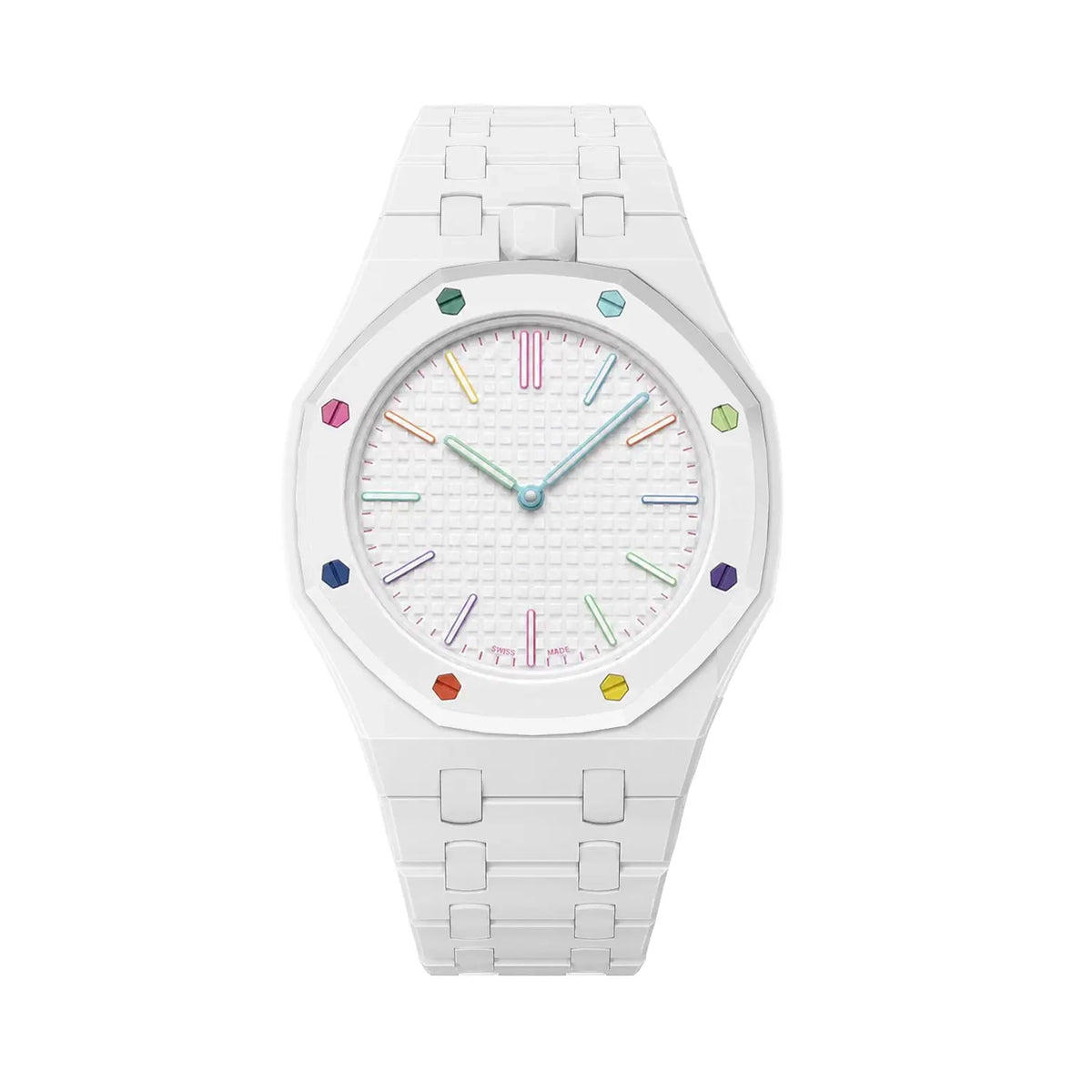 Swatch Royal Pop Bioceramic Strap - 12 O'Clock (White)