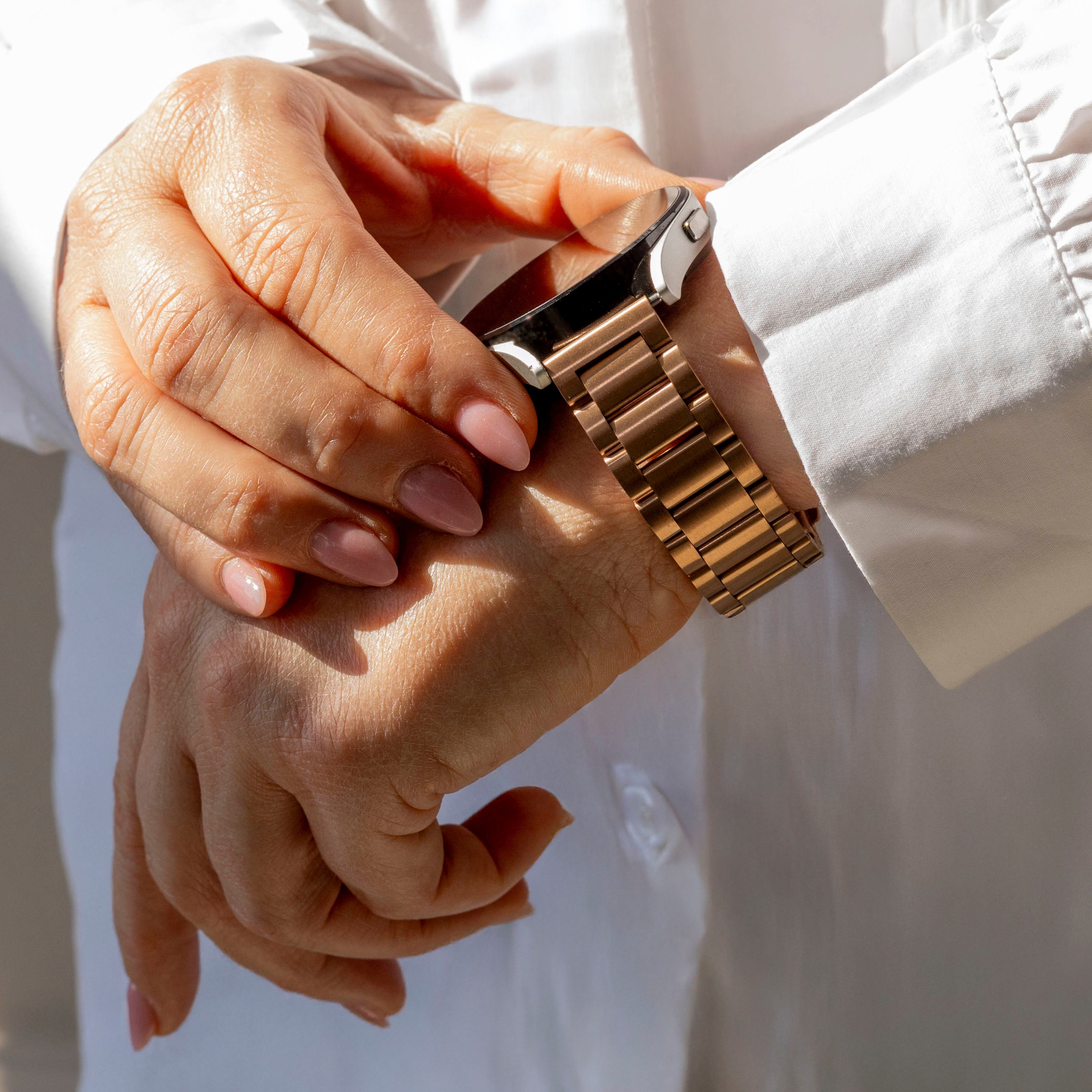 Fossil Gen 6 (42mm) Steel Strap (Rose Gold)