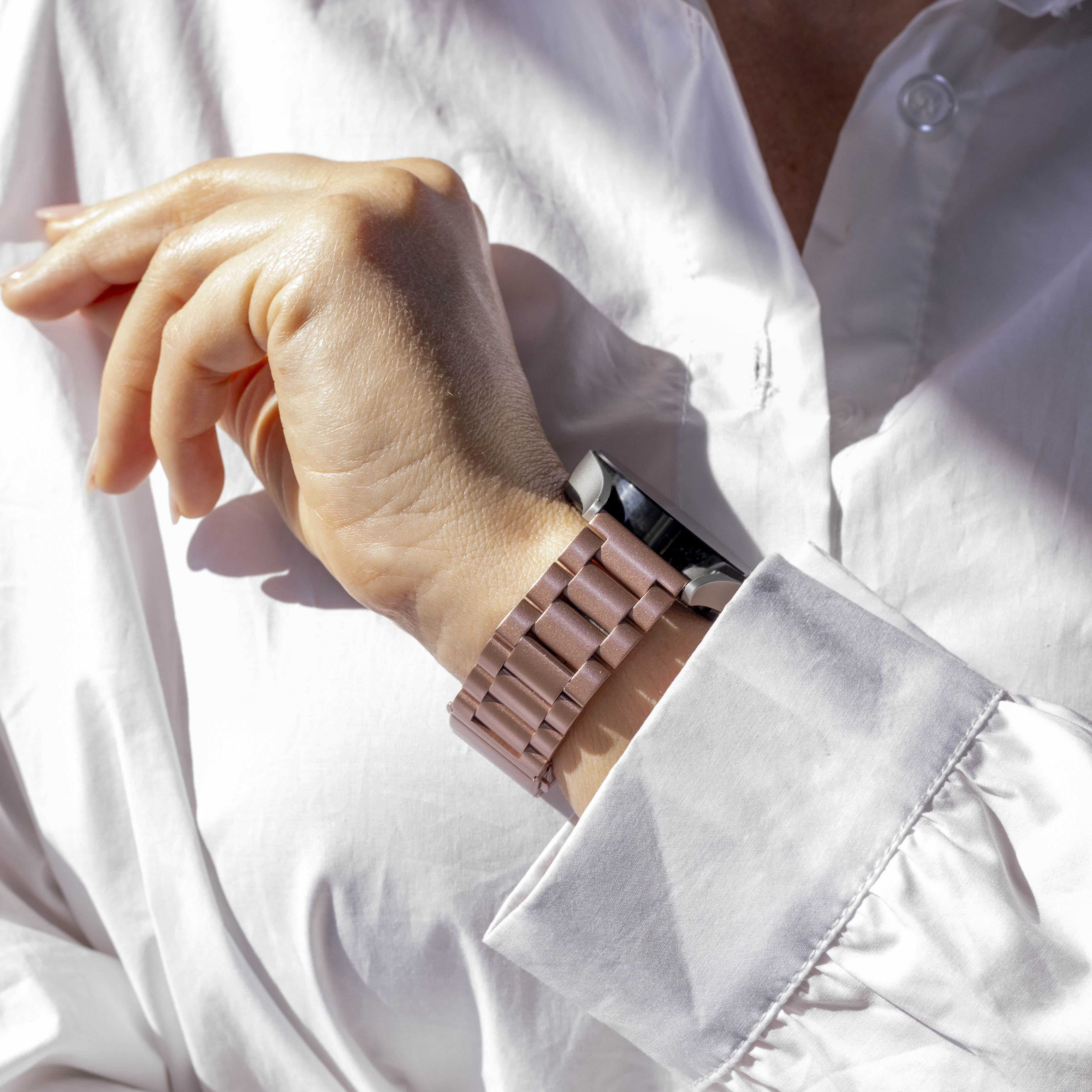 Samsung Galaxy Watch 6 - 40mm Steel Strap (Pink)