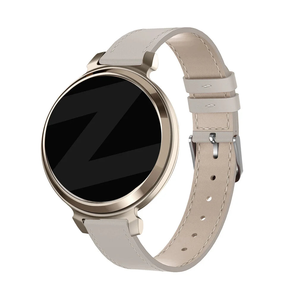 Watch Strap Leather 14mm - Quick Release (Beige)