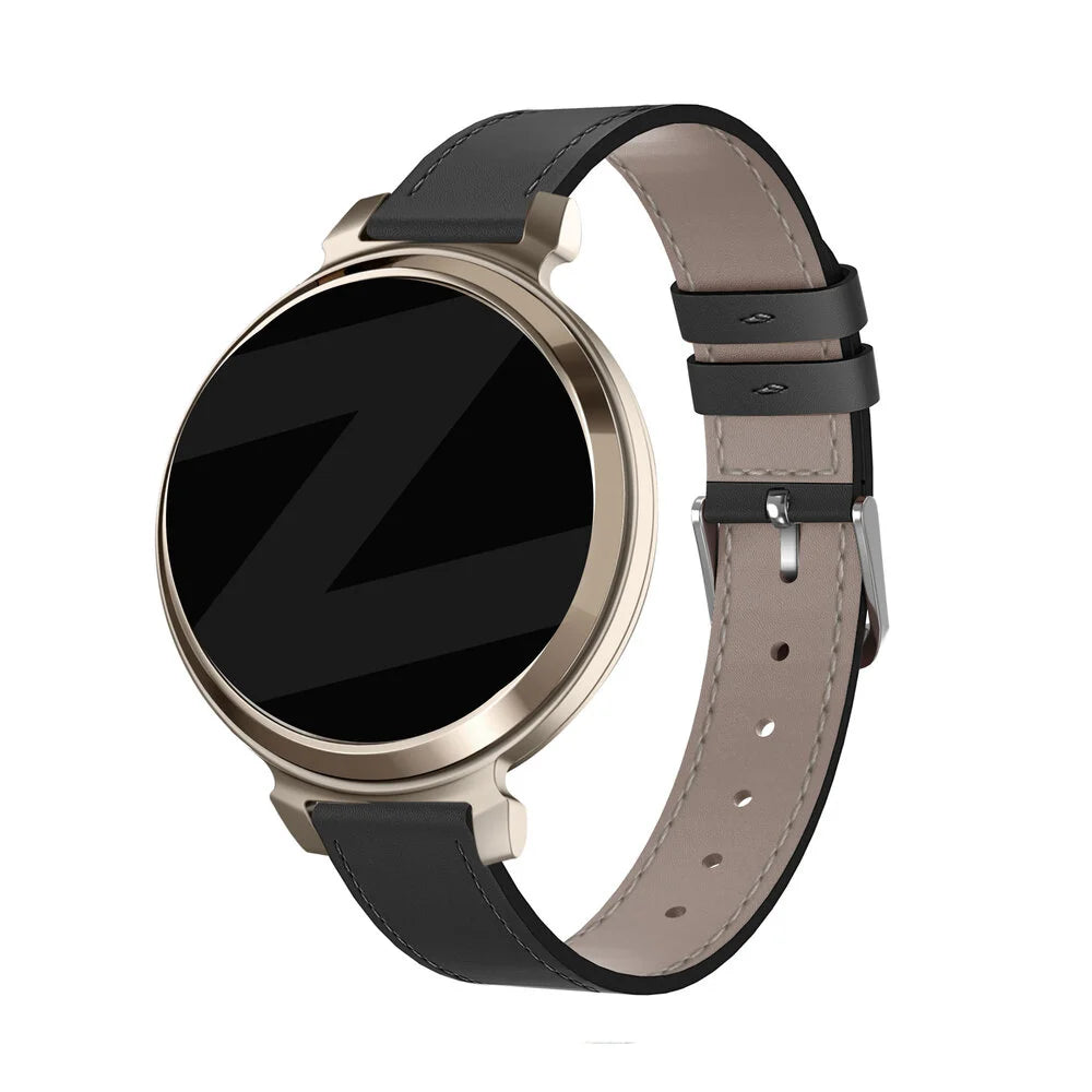 Watch Strap Leather 14mm - Quick Release (Black)