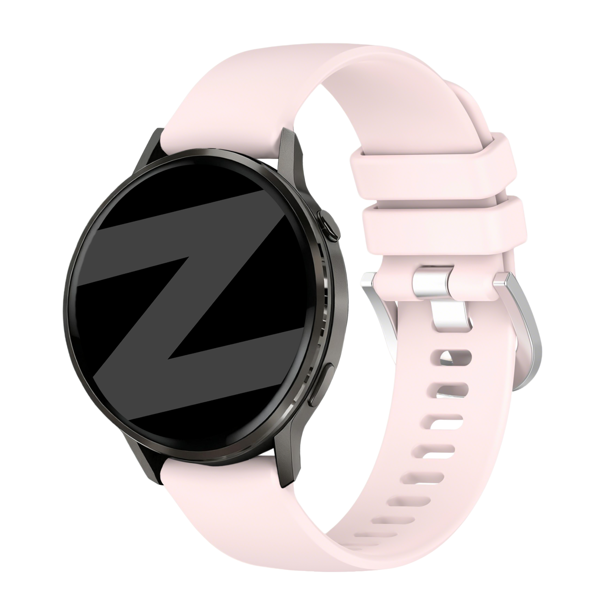 Bandz Garmin Forerunner 265s Silicone Strap 'Classic' (Light Pink)