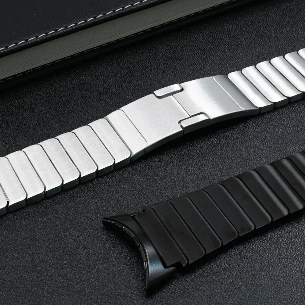 Google Pixel Watch 4 - 45mm Premium Metal Link Strap (Black)