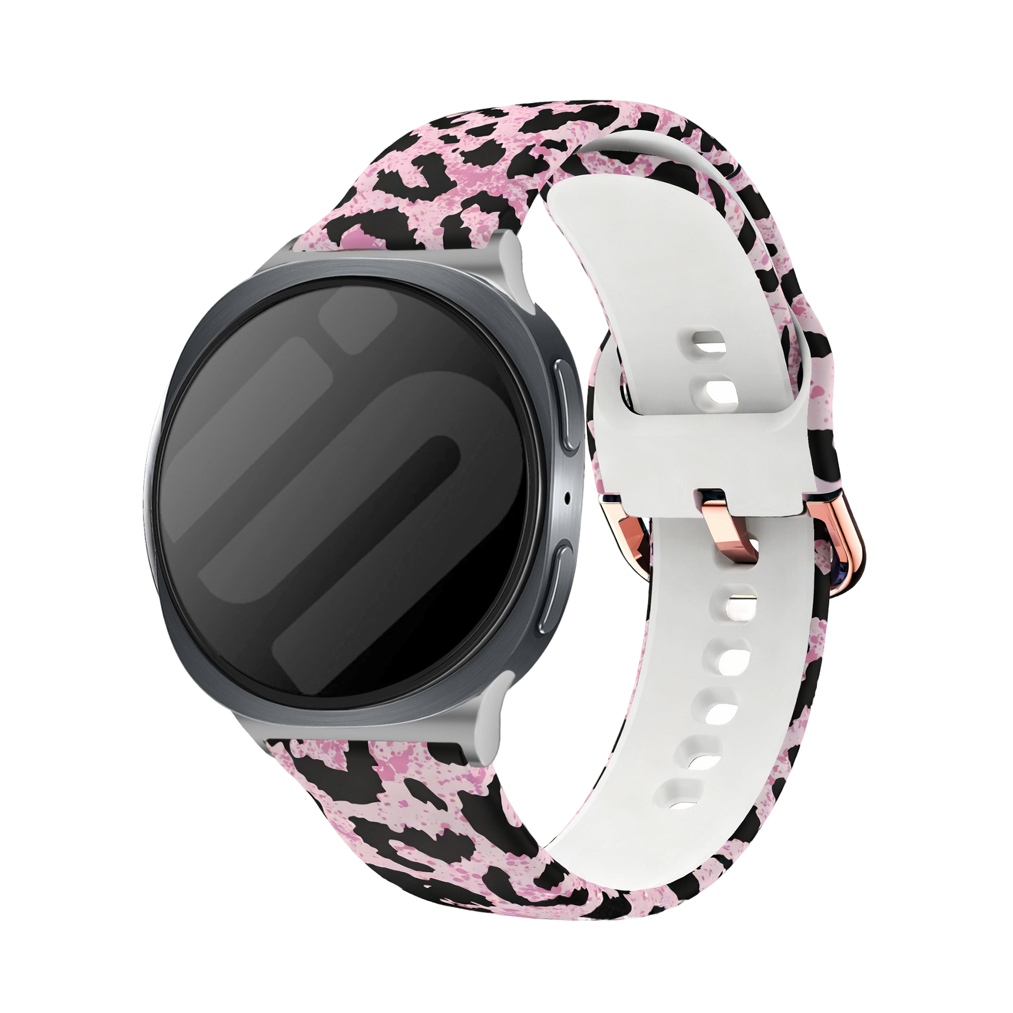 Samsung Galaxy Watch 8 Classic Pink Leopard Strap