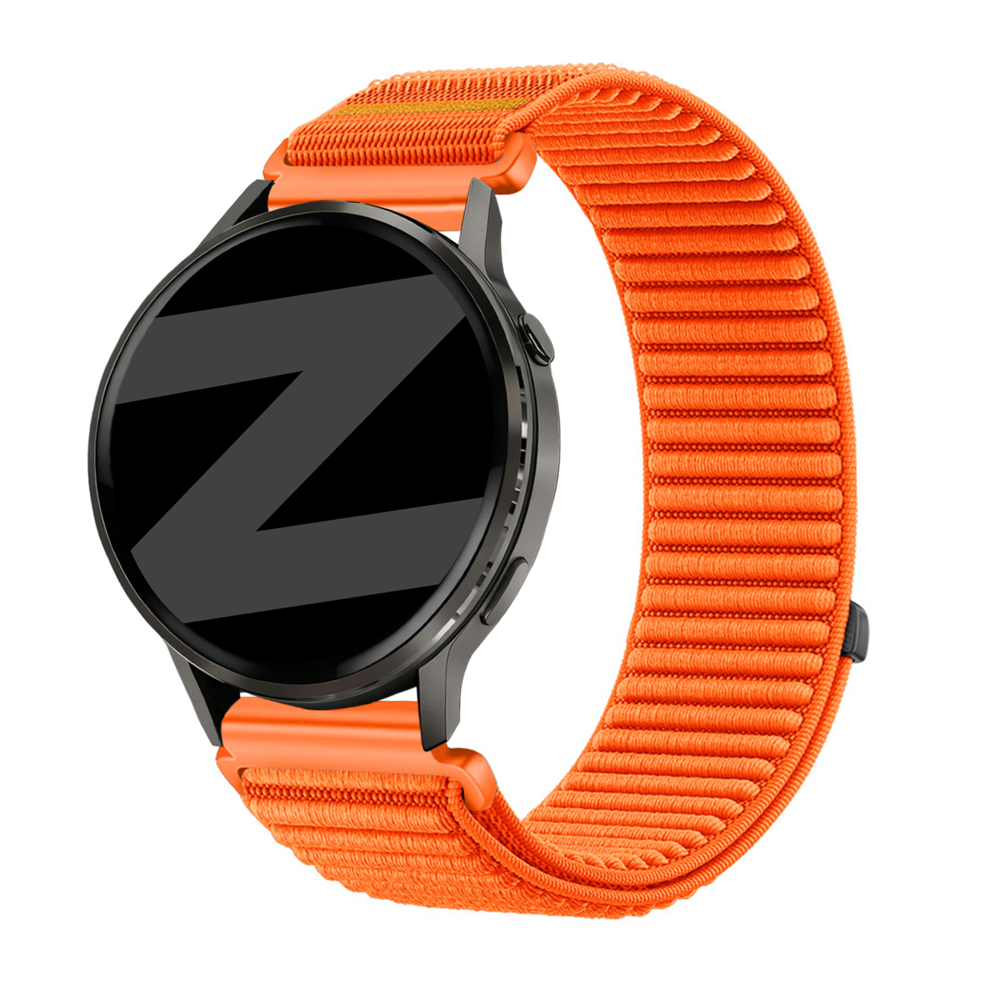 Bandz Garmin Vivoactive 4 Nylon Strap 'Wave' (Orange)