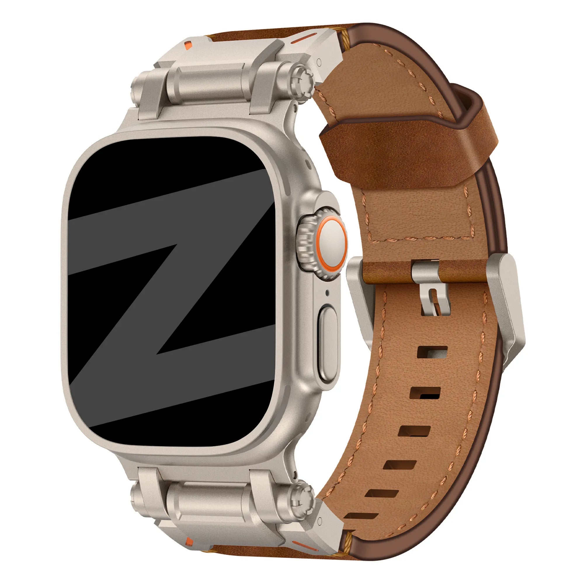 Bandz Apple Watch Leather Strap 'Explorer' (Brown)