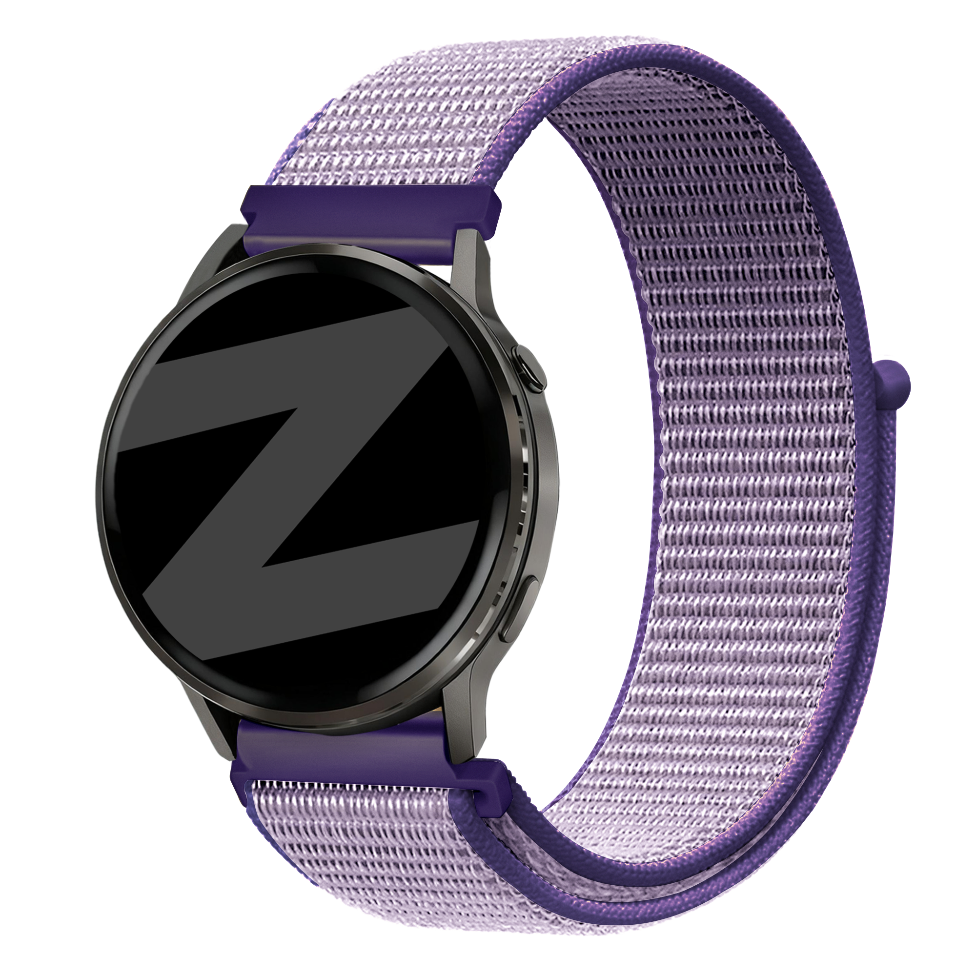 Bandz Garmin Forerunner 570 - 47mm Nylon Loop Strap (Blue)
