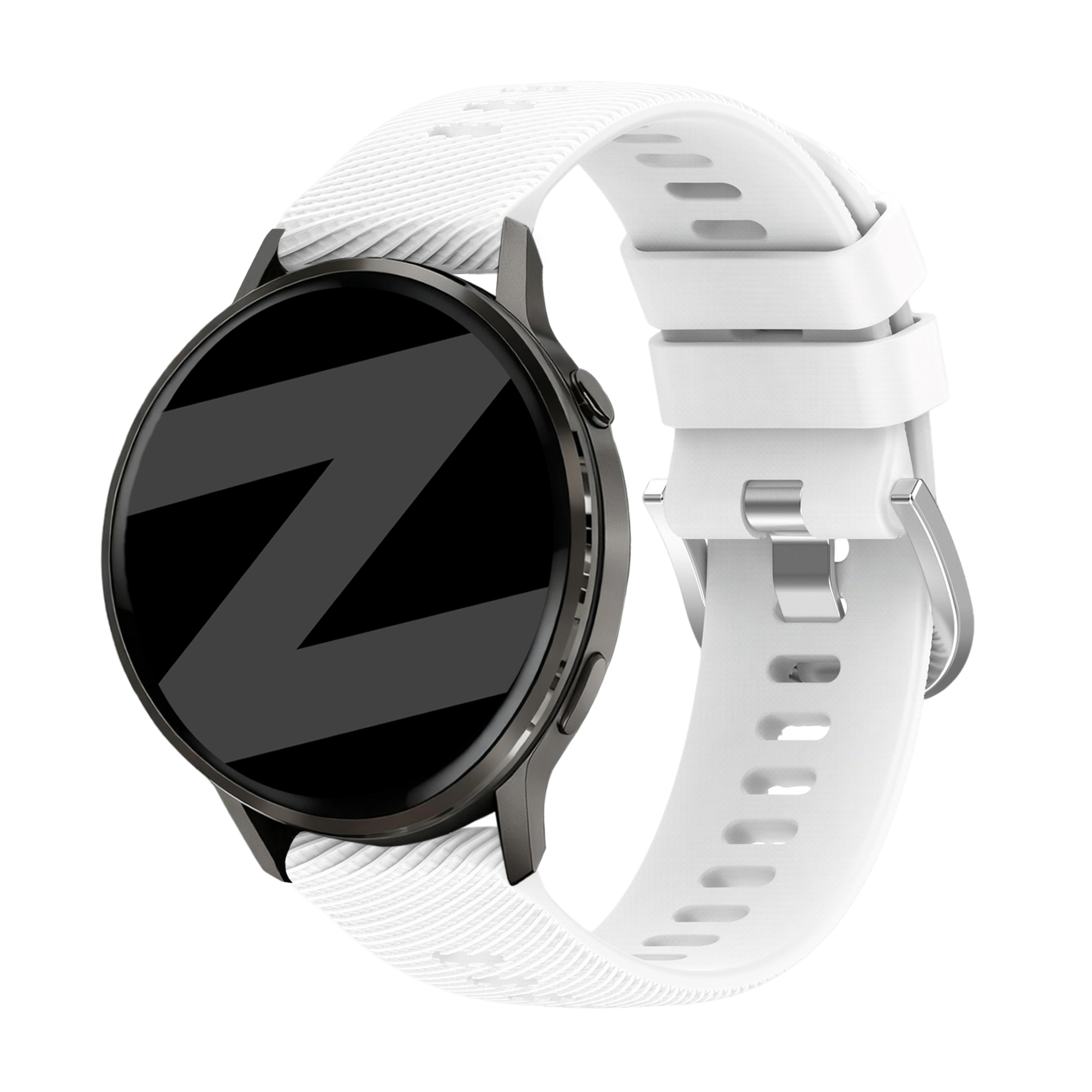 Bandz Garmin Forerunner 265s Silicone Strap 'Deluxe' (White)