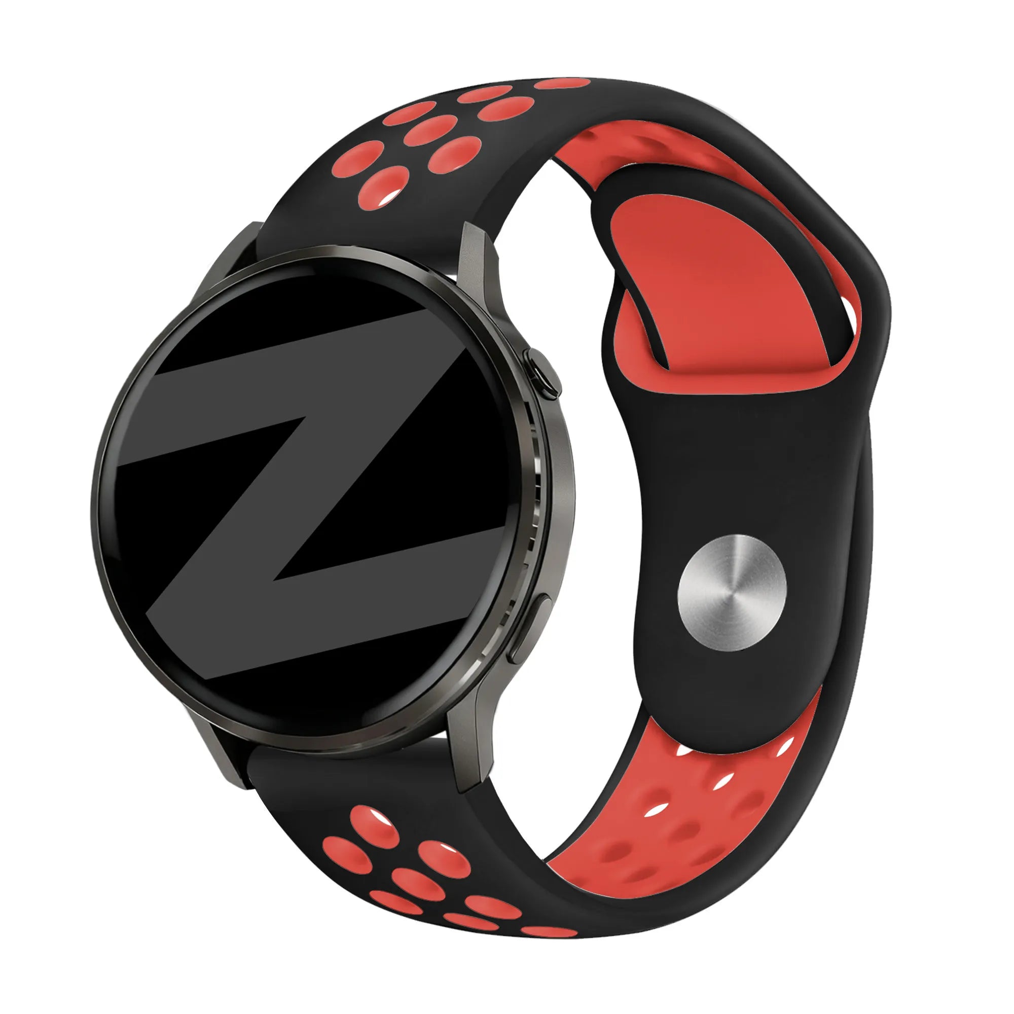 Bandz Garmin Forerunner 170 Sport Strap 'Deluxe' (Black/Red)