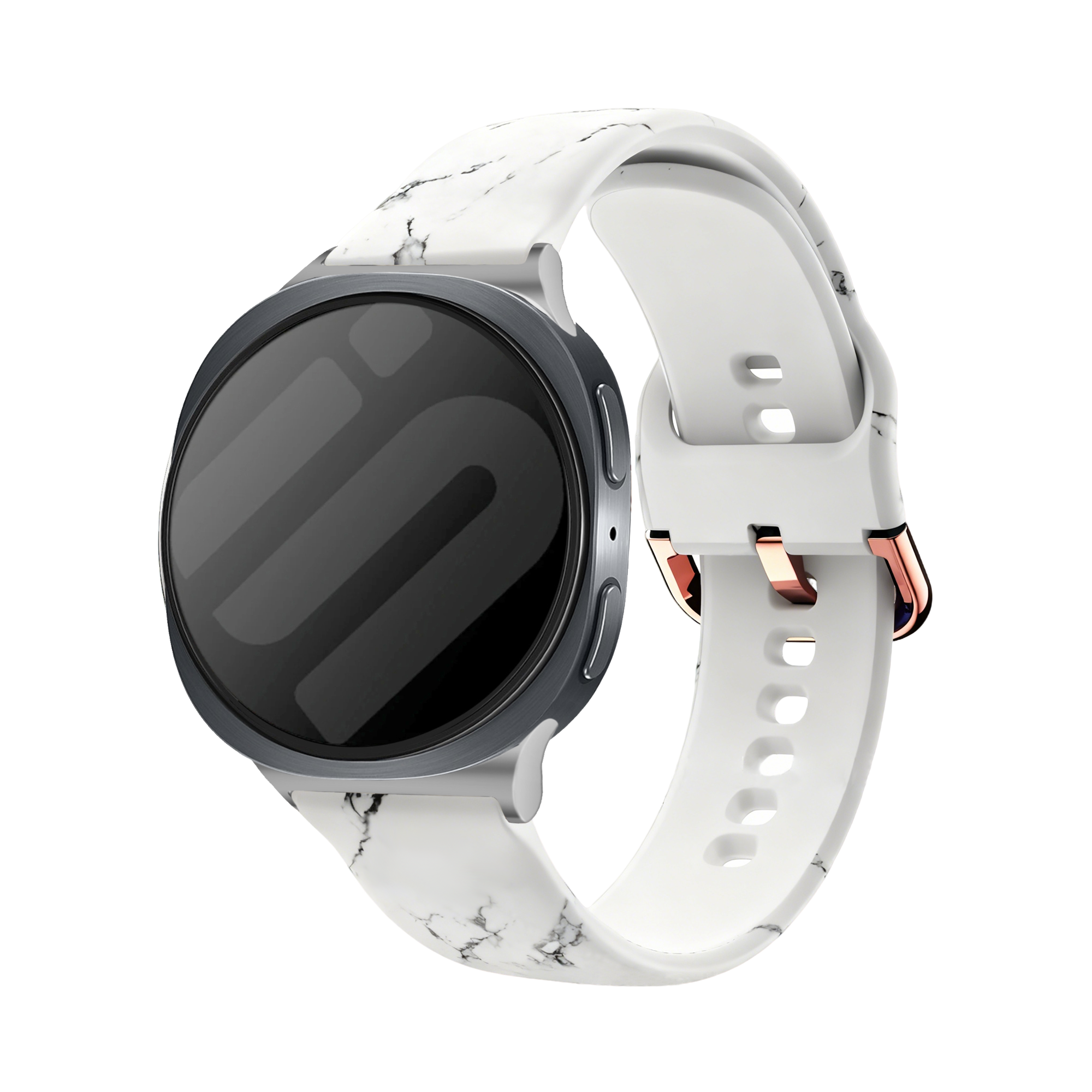 Samsung Galaxy Watch 8 - 40mm White Marble Strap