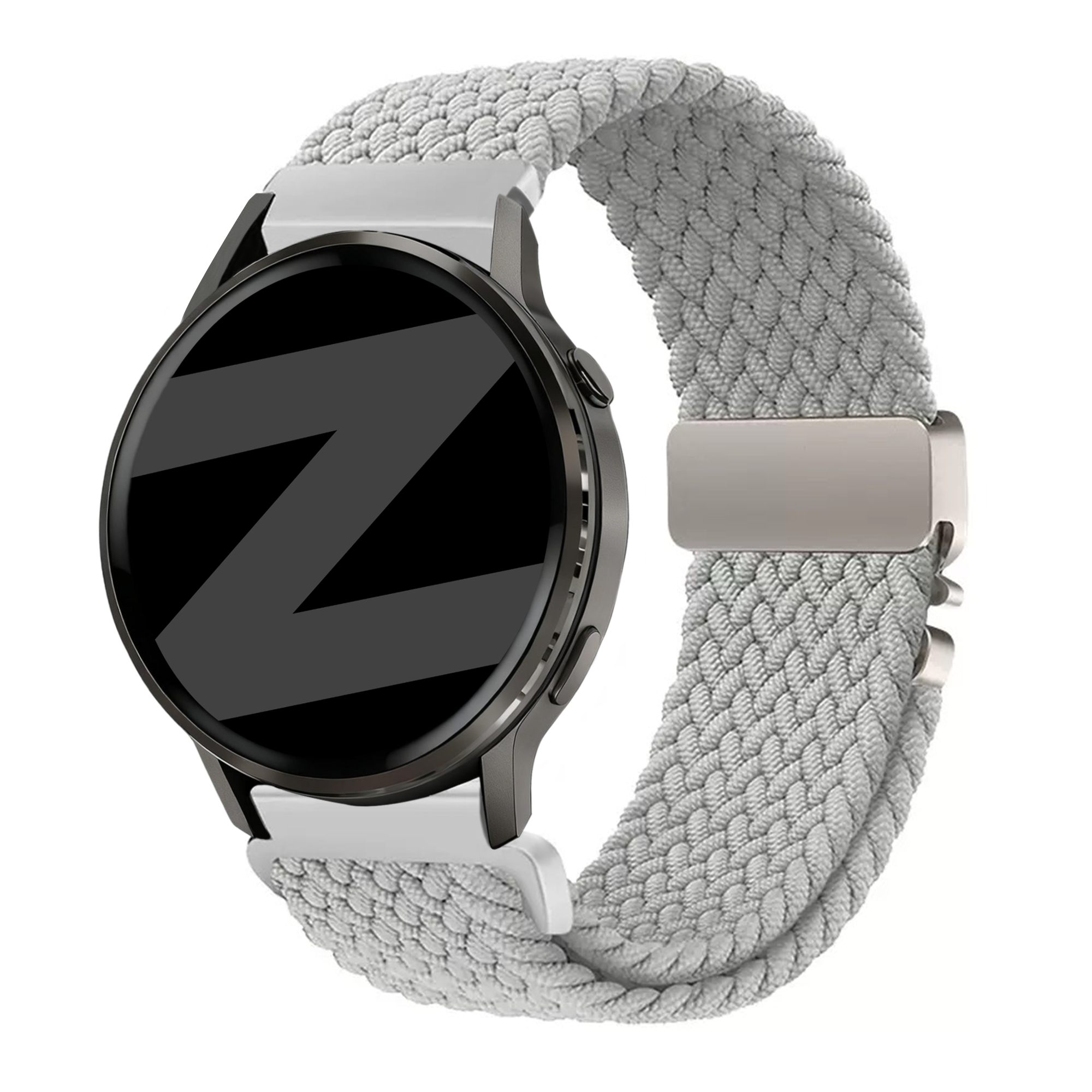 Bandz Garmin Forerunner 265 Braided Strap 'Parachute' (Light Grey)