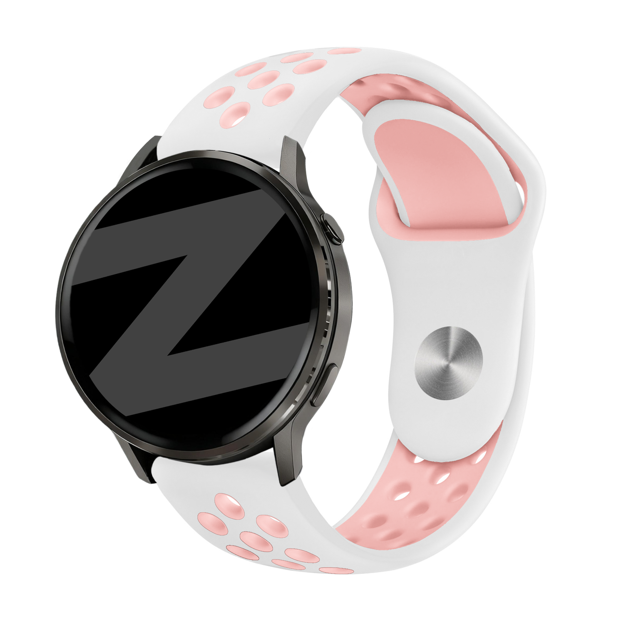 Bandz Garmin Vivoactive 3 Sport Strap 'Deluxe' (White/Pink)