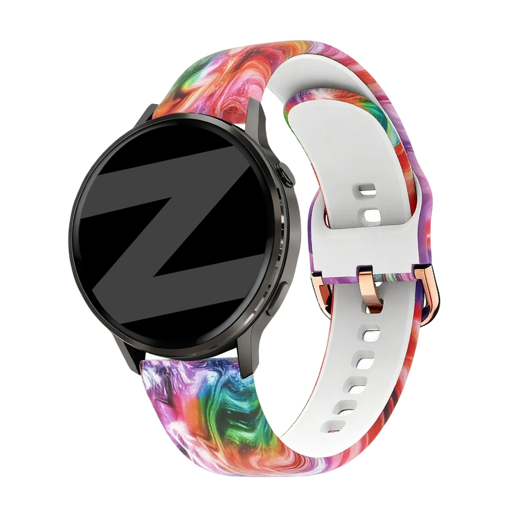 Bandz Garmin Vivoactive 4s Silicone Strap 'Colourful'