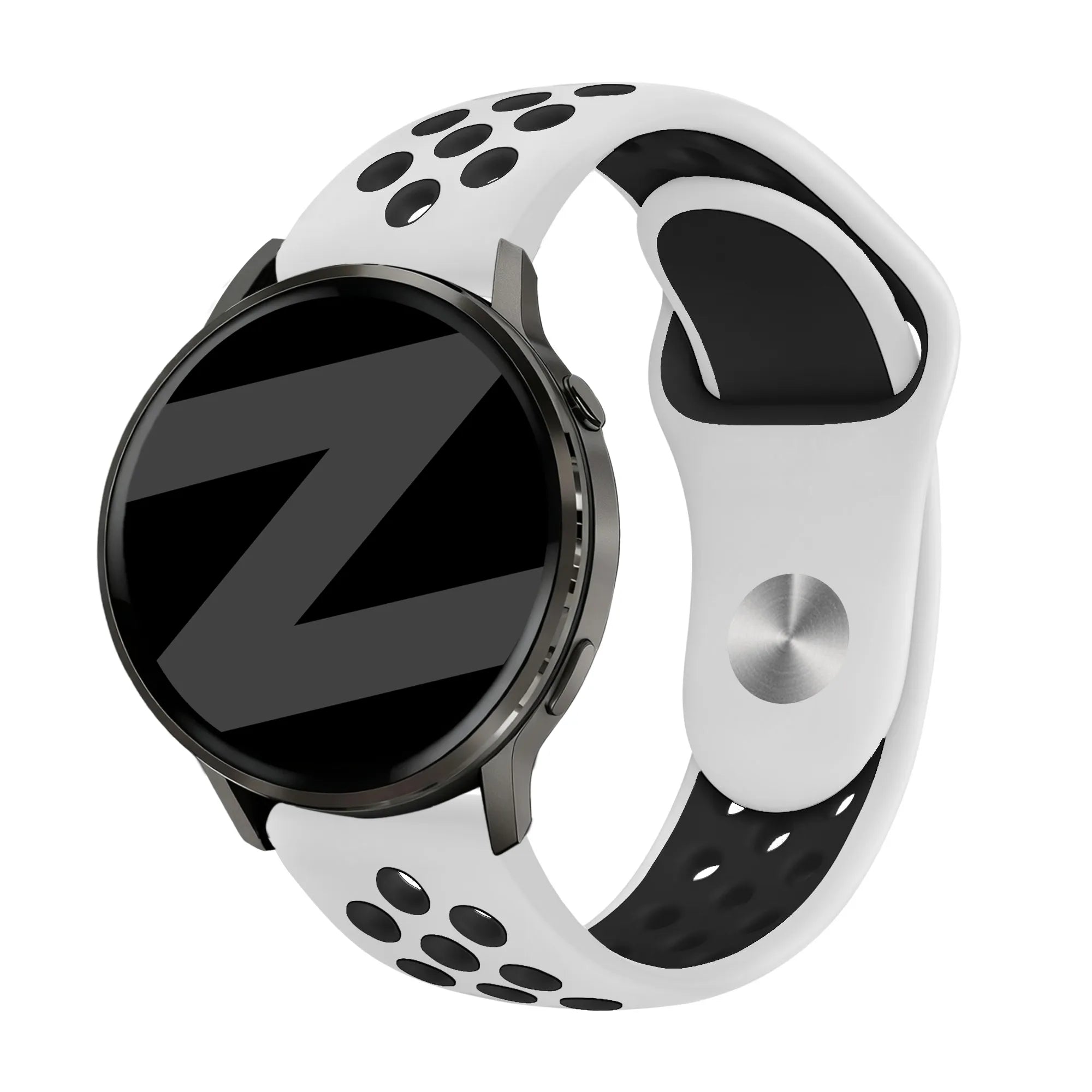 Bandz Garmin Forerunner 170 Sport Strap 'Deluxe' (White/Black)