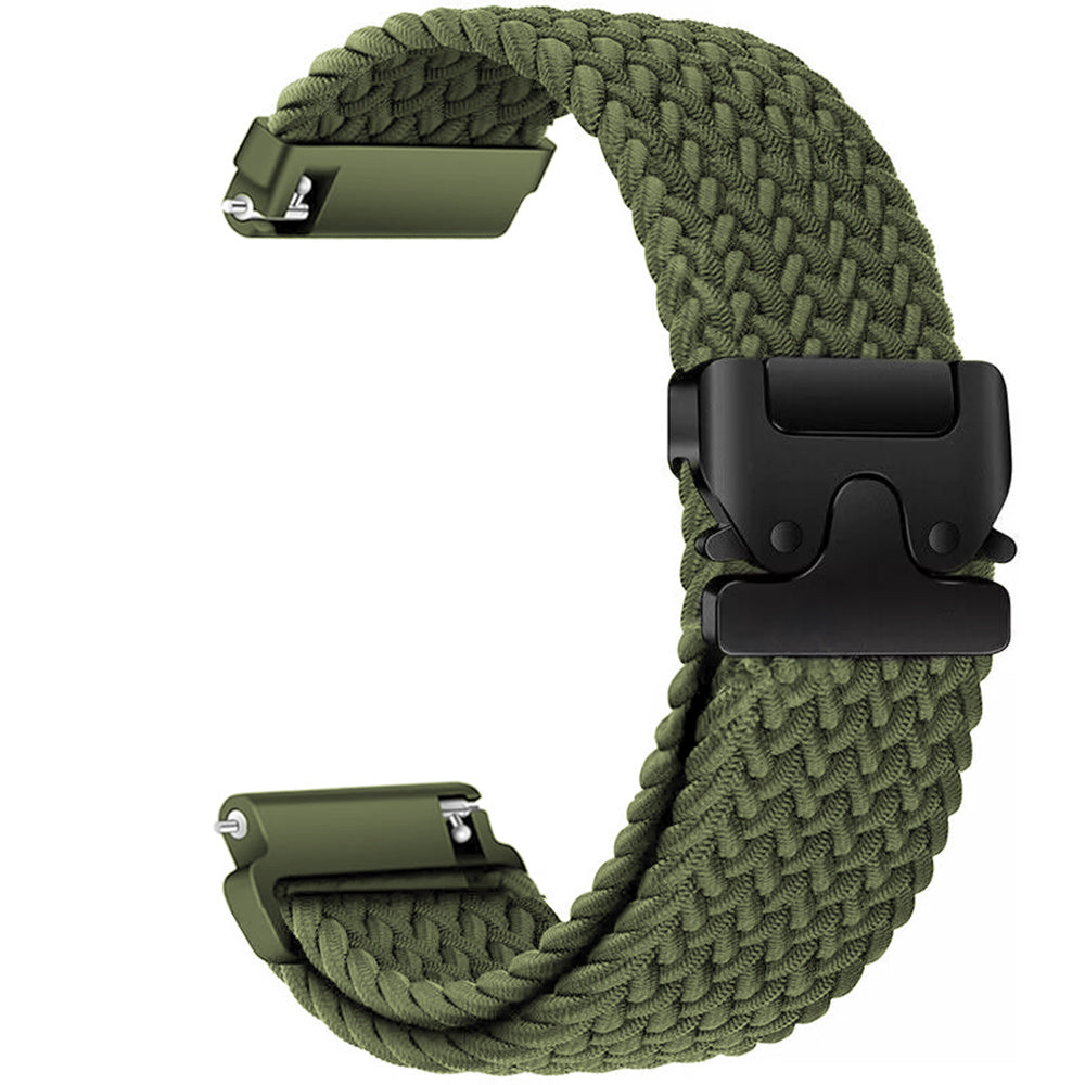 Garmin Vivoactive 5 Braided Strap with P-Buckle (Green)