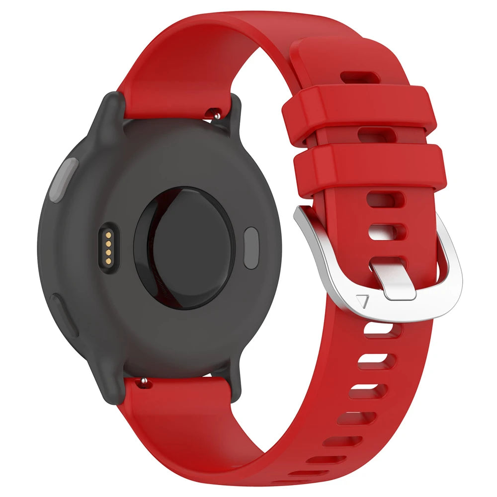 Garmin Vivomove Luxe Classic Silicone Strap (Red)