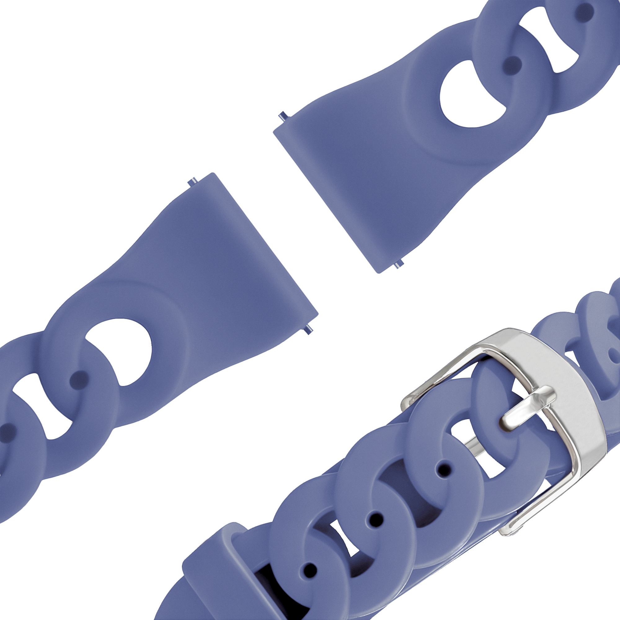 Bandz Withings ScanWatch Nova Silicone Strap 'Chains' (Lavender)