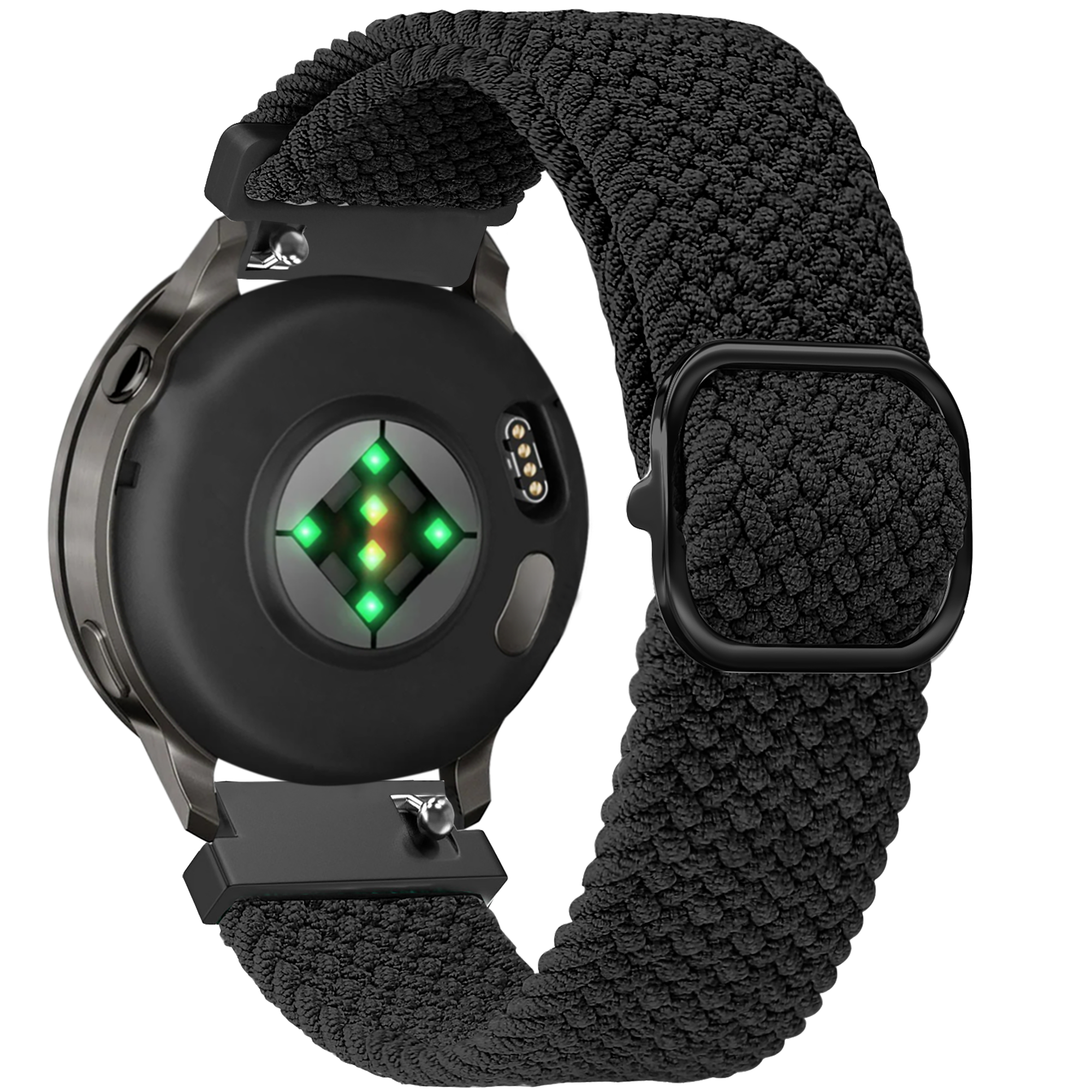 Bandz Garmin Venu 4 - 41mm Adjustable Braided Strap (Black)