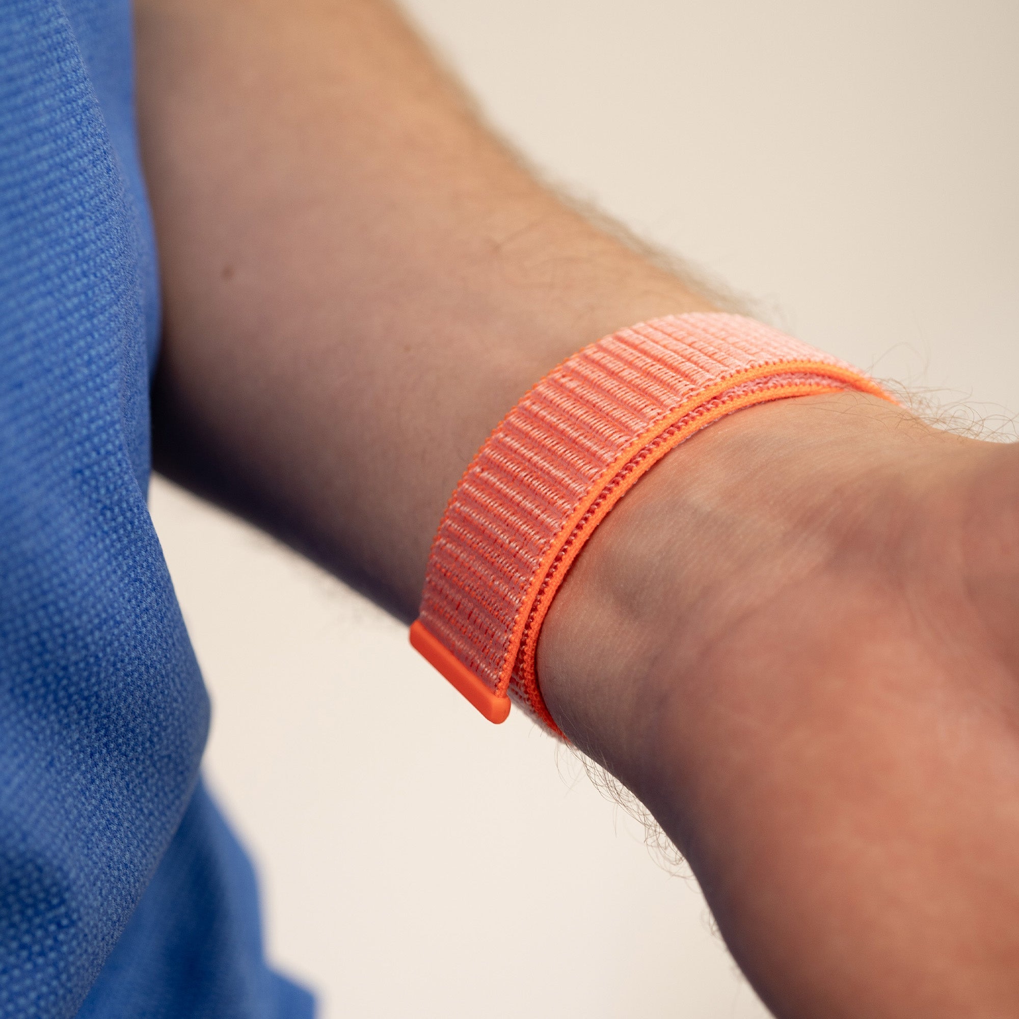 Garmin Forerunner 265 Nylon Strap (Orange/Red)