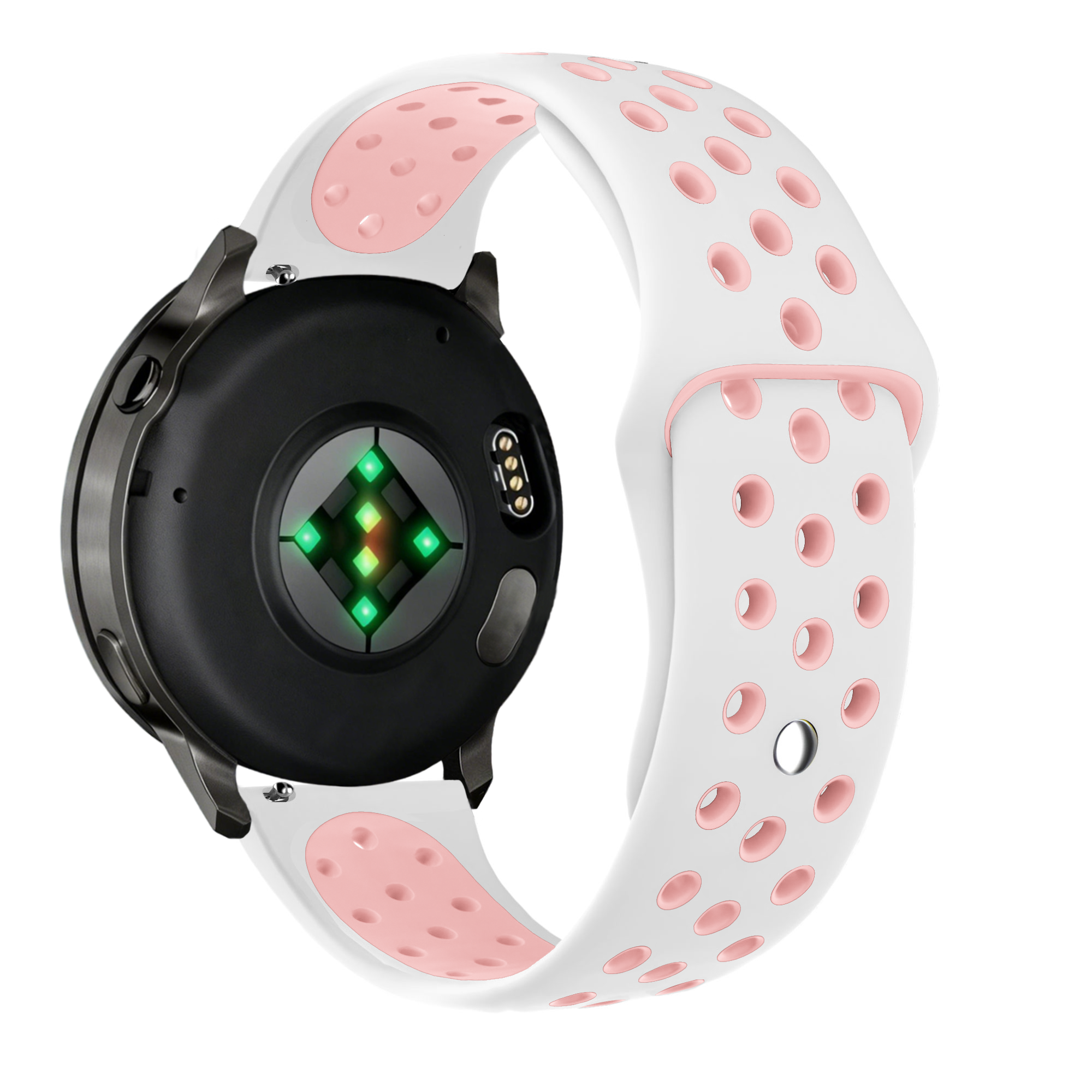 Bandz Garmin Vivoactive 3 Sport Strap 'Deluxe' (White/Pink)